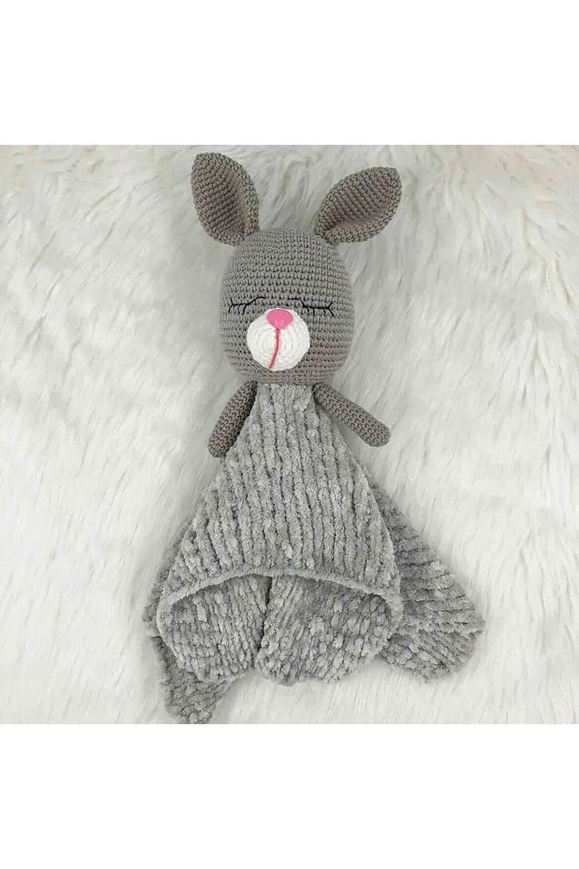 Tavşan Örgü Uyku Arkadaşı Model 1 (Amigurumi)