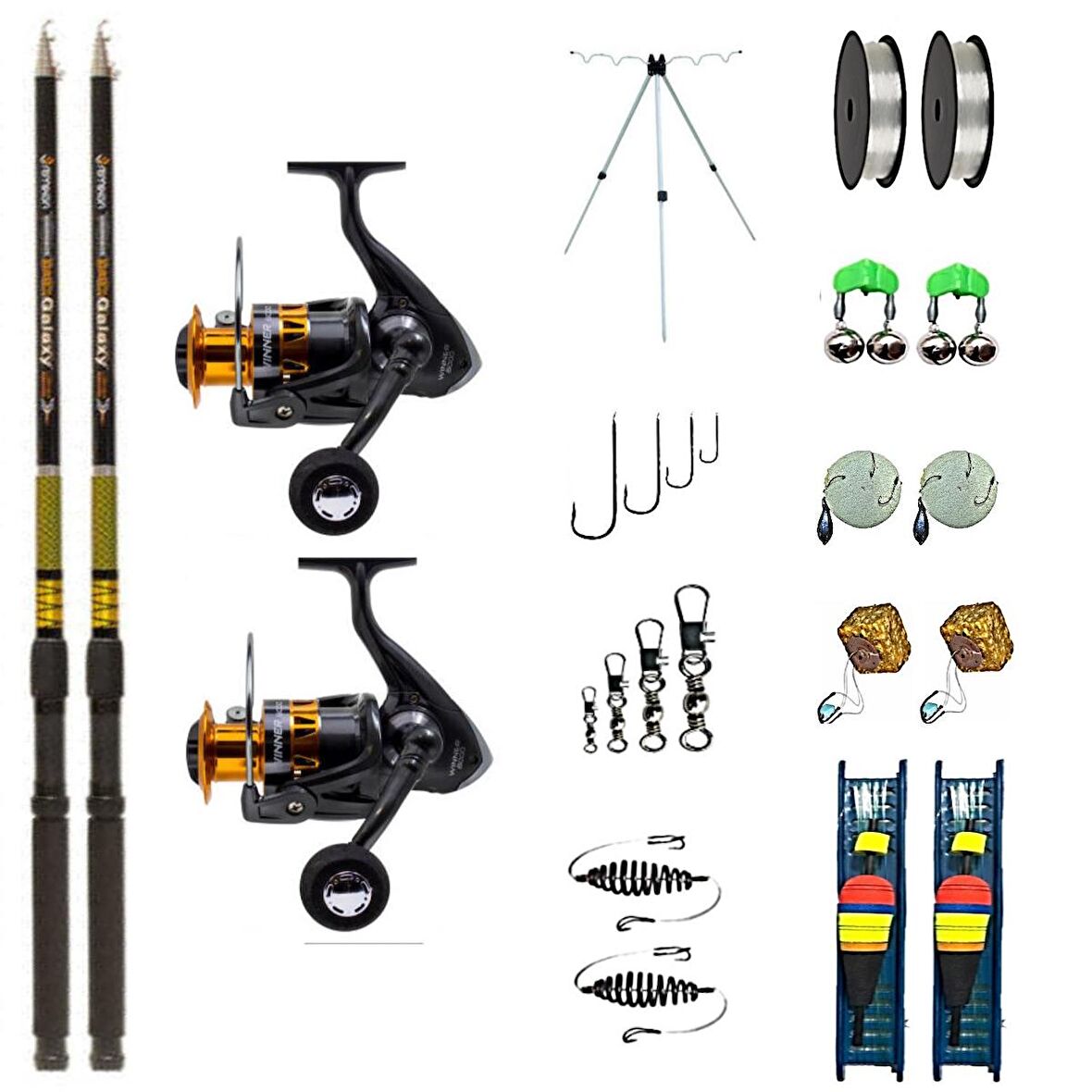 GALAXY 2,40 MT - WINNER 6000 2'Li SET 