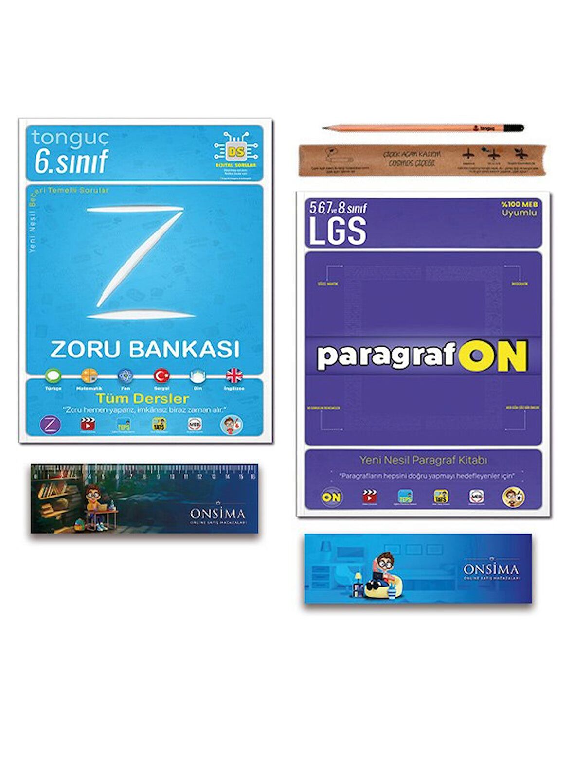 6. Sınıf Zoru Bankası Tüm Dersler - Paragrafon Set 2 Kitap