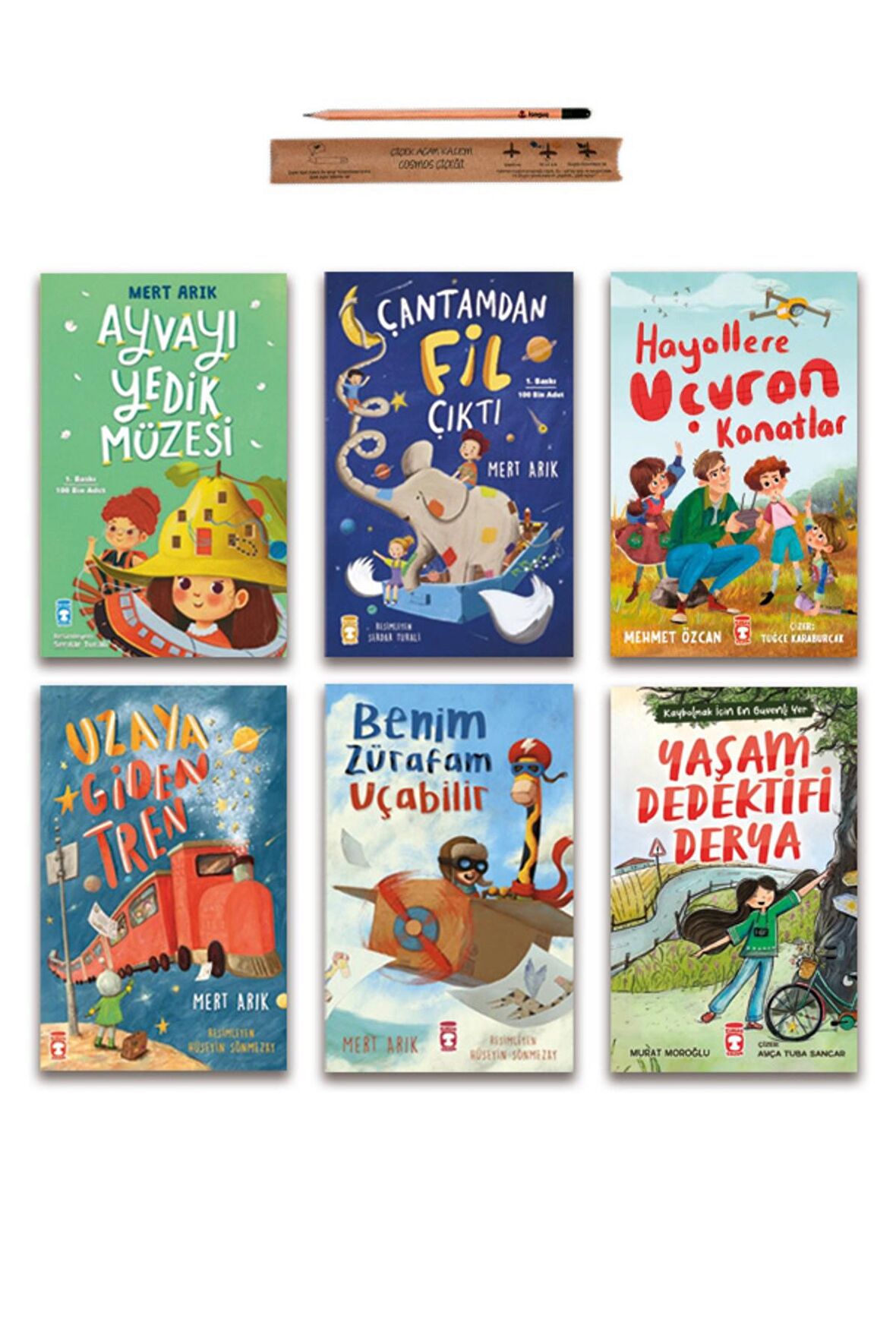Timaş Çocuk Hayallere Uçuran Kanatlar - Yaşam Dedektifi Derya - Ayvayı Yedik Müzesi Set 6 Kitap