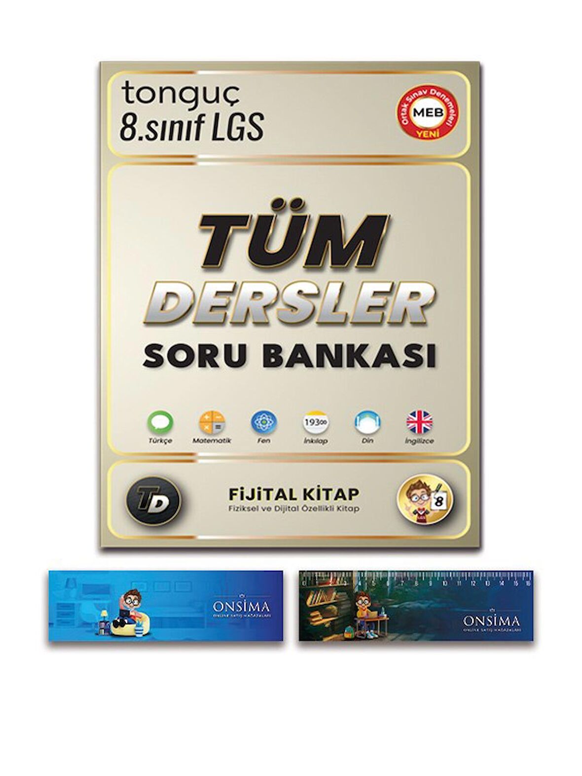 8. Sınıf Tüm Dersler Soru Bankası Fijital Kitap