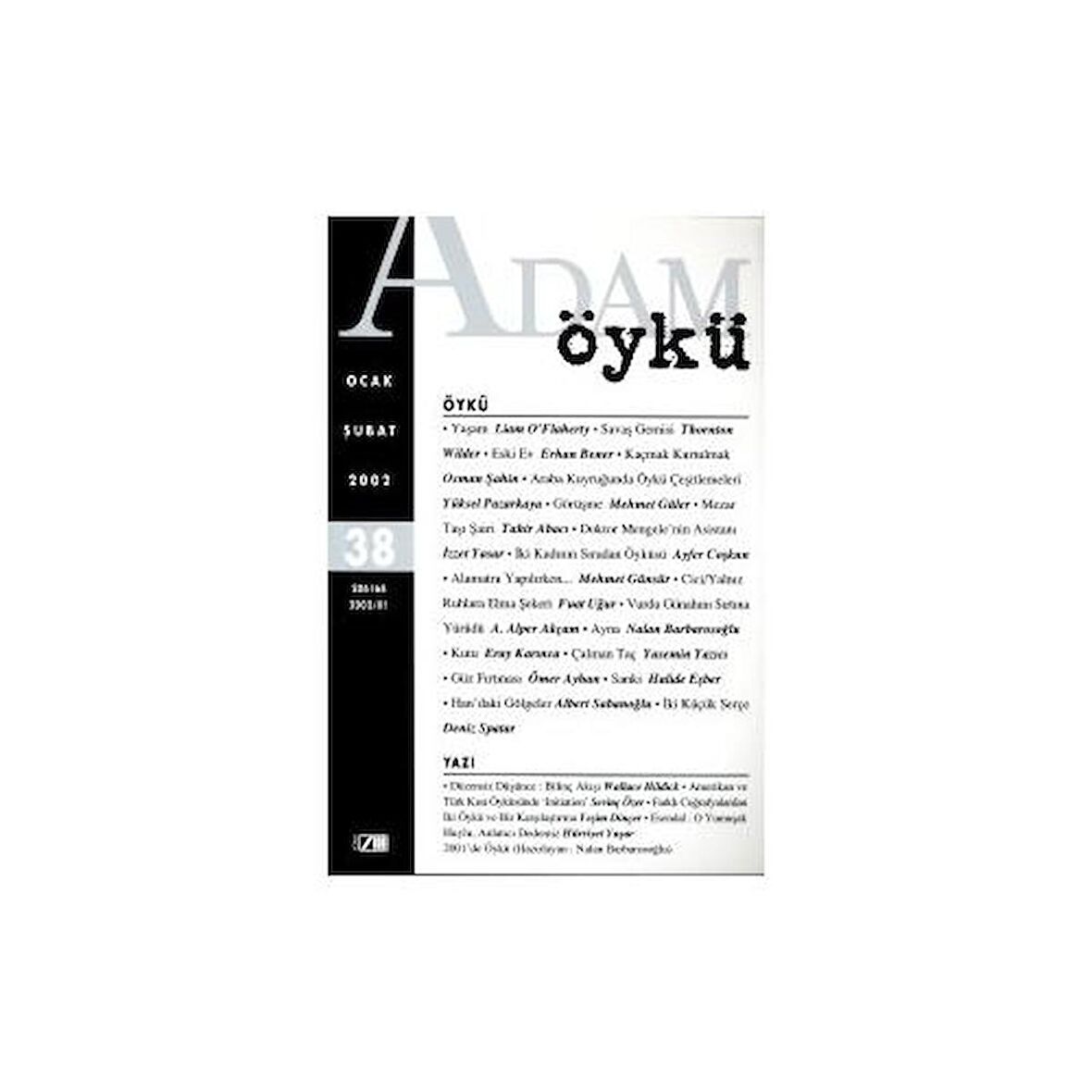 Adam Öykü 38 Ocak   Şubat 2002