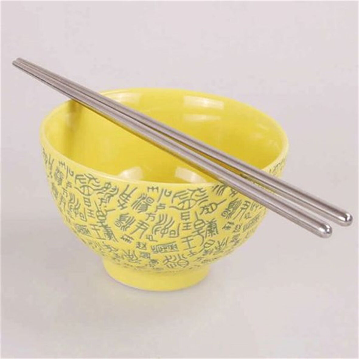 Metal Chopstick 5'li Paslanmaz Çelik Çin Çubuğu