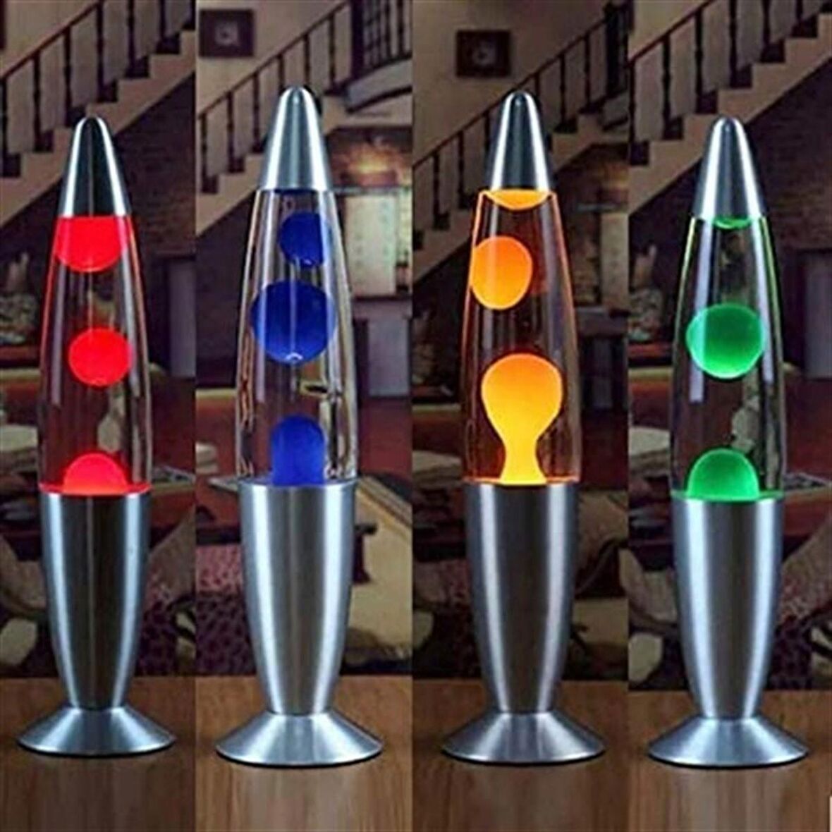 Dekoratif Lav Lamba - Lava Lamp Büyük Boy 41 Cm