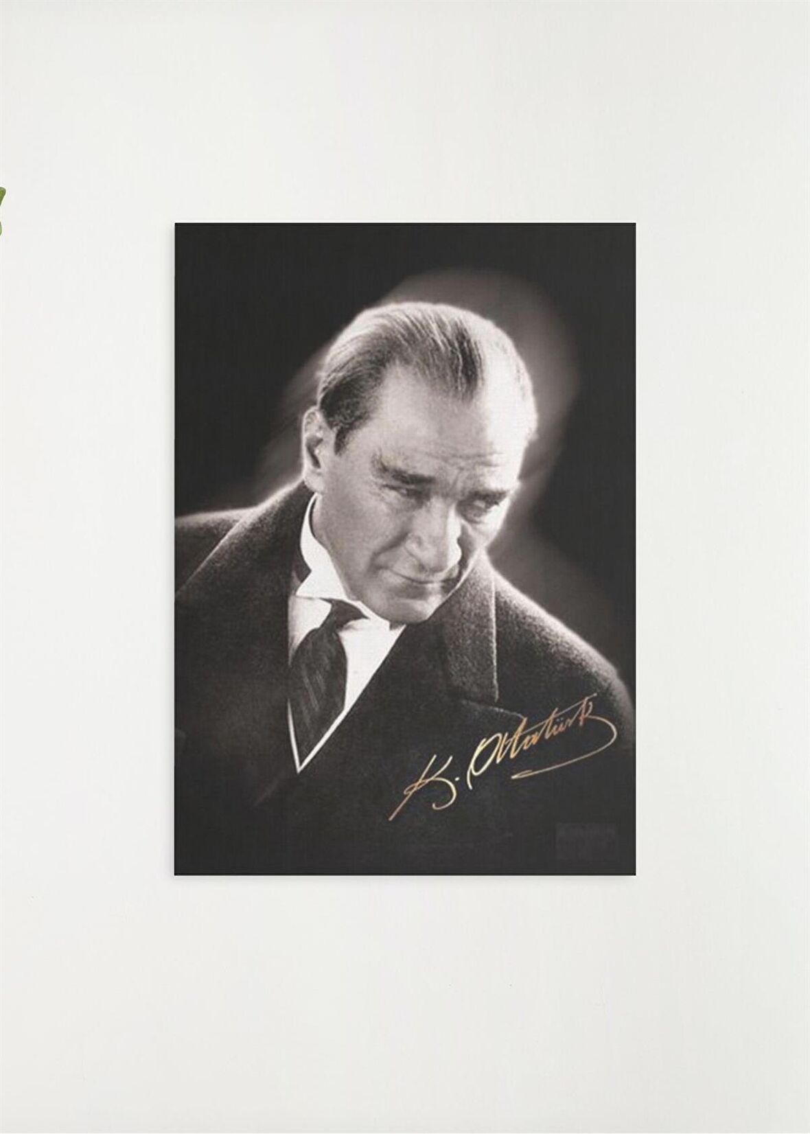 Mustafa Kemal Atatürk Ahşap Retro Vintage Poster