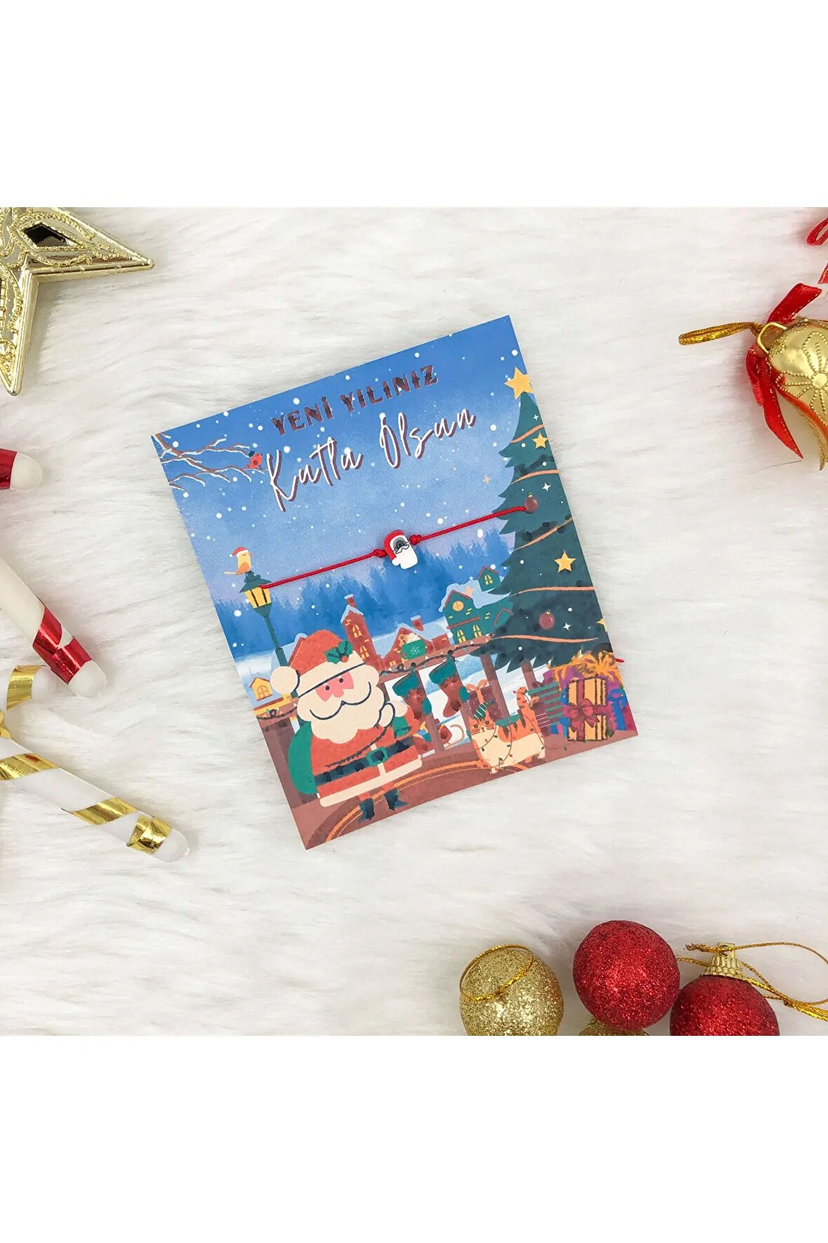 Noel Baba Yeni Yıl Bilekliği (Model 2)