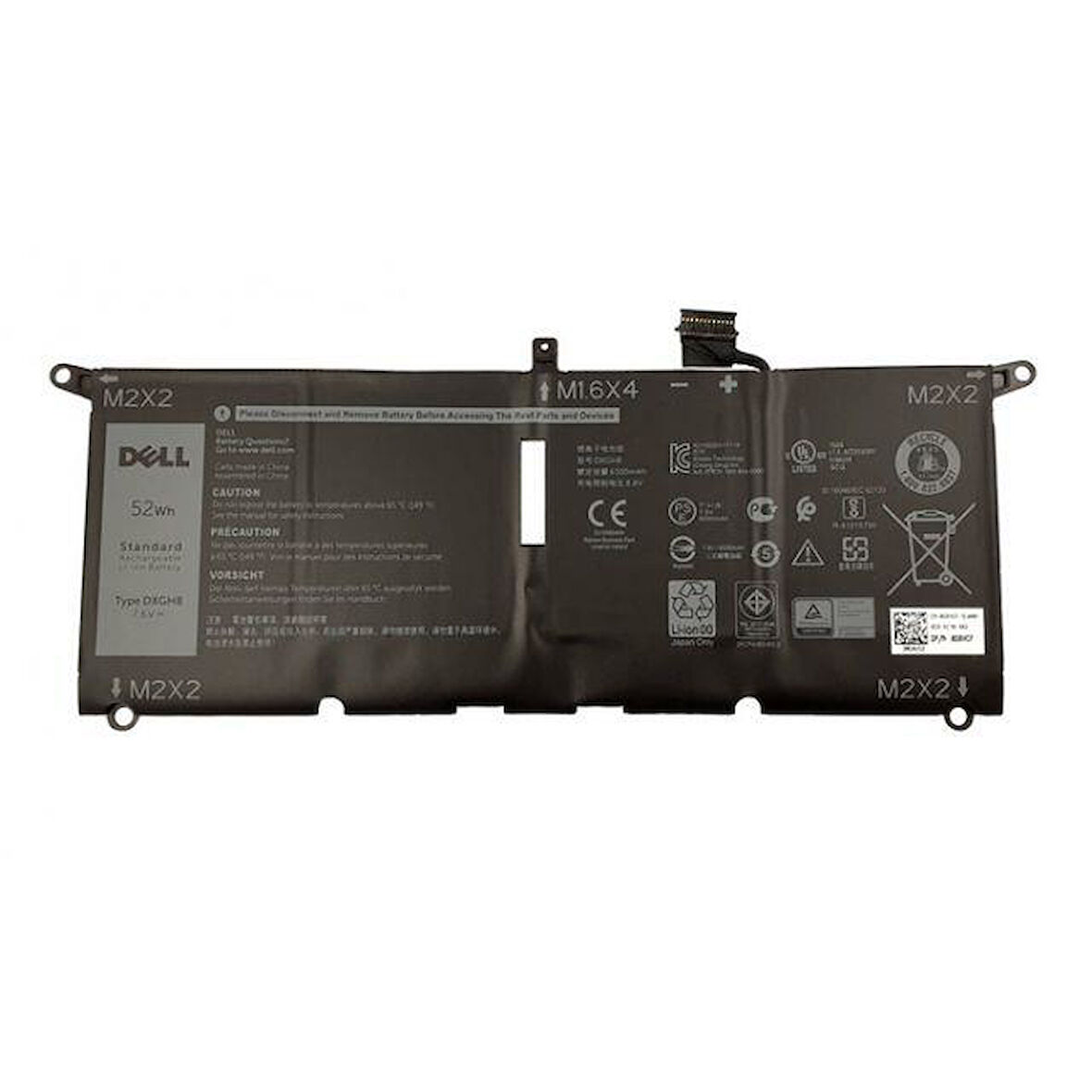 DELL XPS 9380 P82G P82G002 Orijinal Batarya Pil