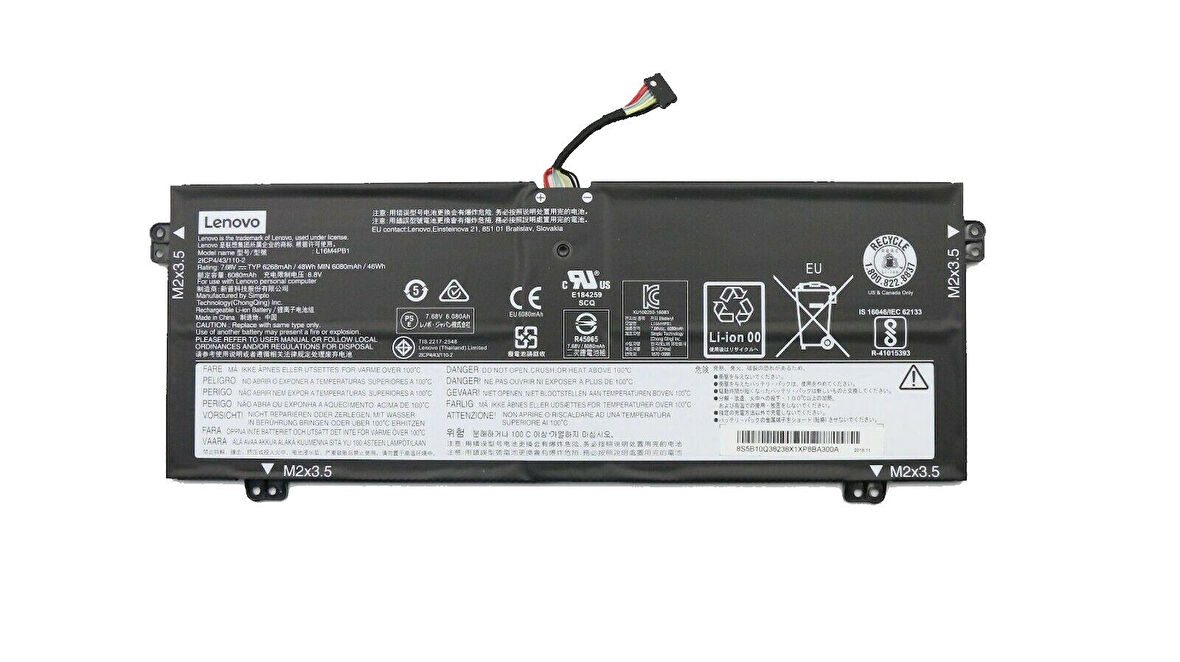 Lenovo Yoga 720-13IKB 80X6001RGE Batarya Pil