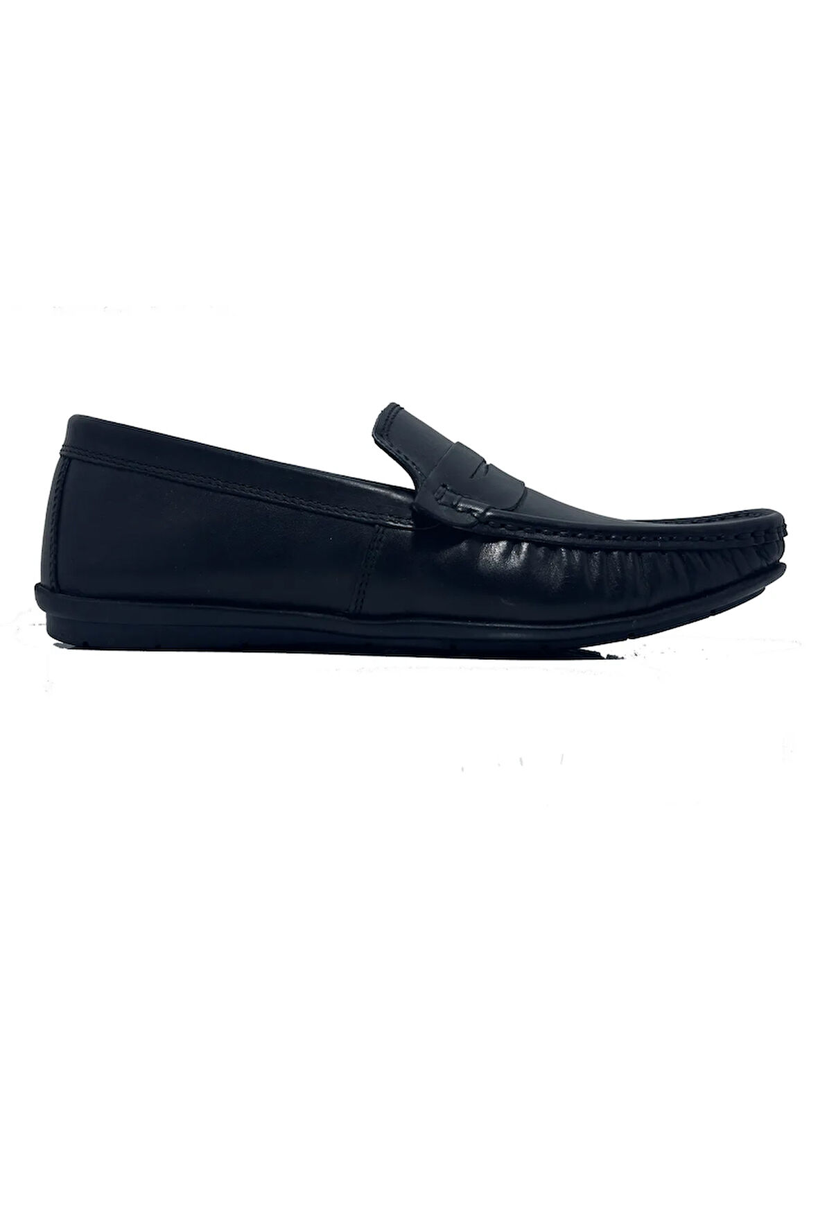Ayaktarz Golden shoes Siyah Hakiki Deri Günlük Erkek Loafer Ayakkabı