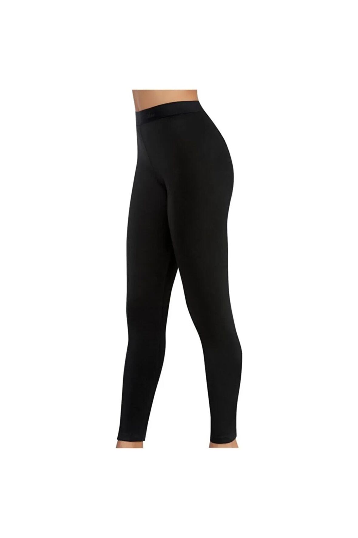 Kadın Siyah Termal Tayt
