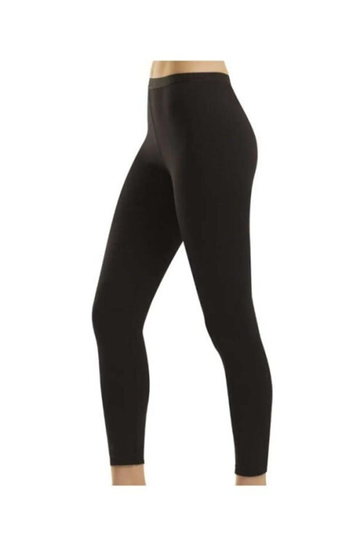 Kadın Siyah Termal Tayt