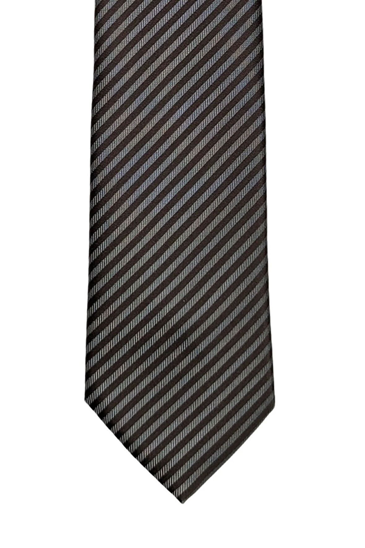 7 Cm Genişliğinde Ince Çizgili Ince Kravat
