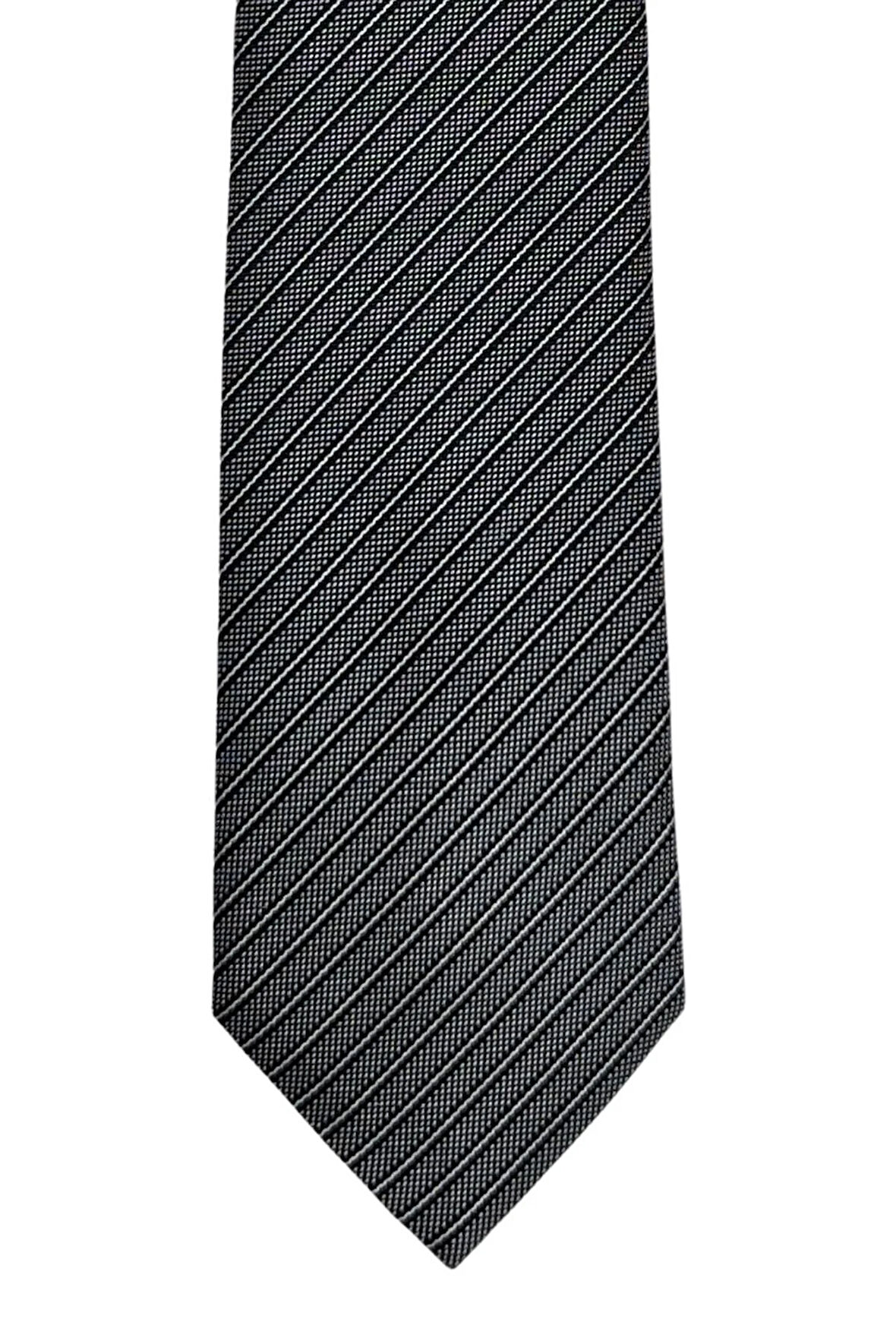 Çizgili Ince Kravat