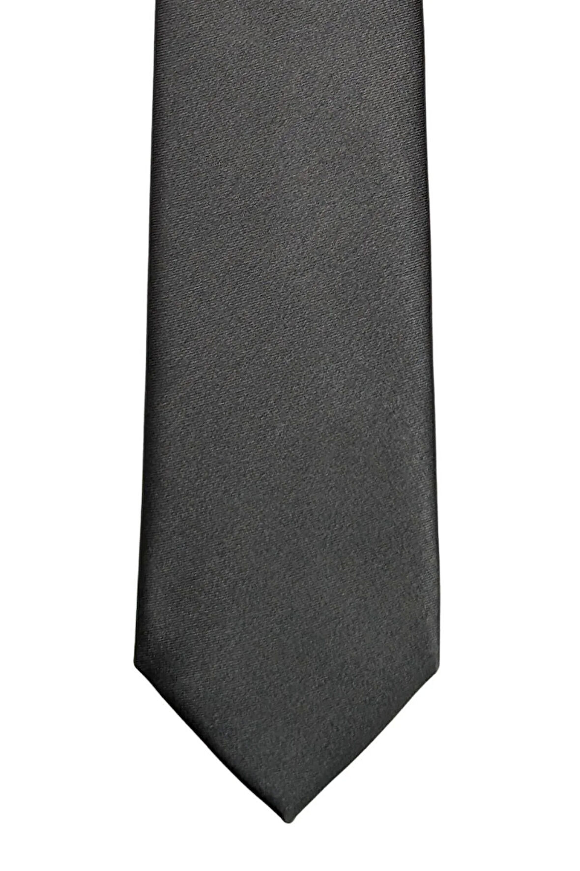 Düz İnce Saten Kravat