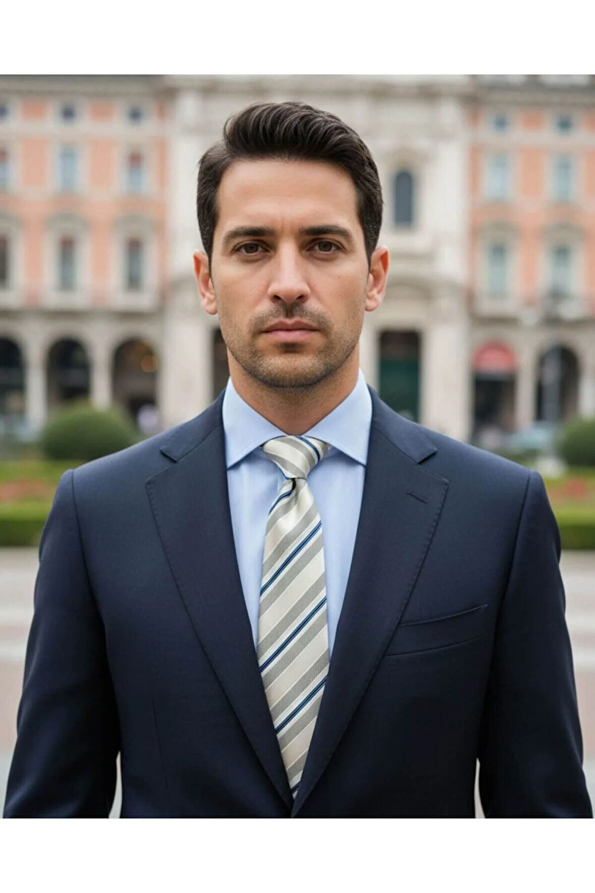 Kalın Çizgili Kravat