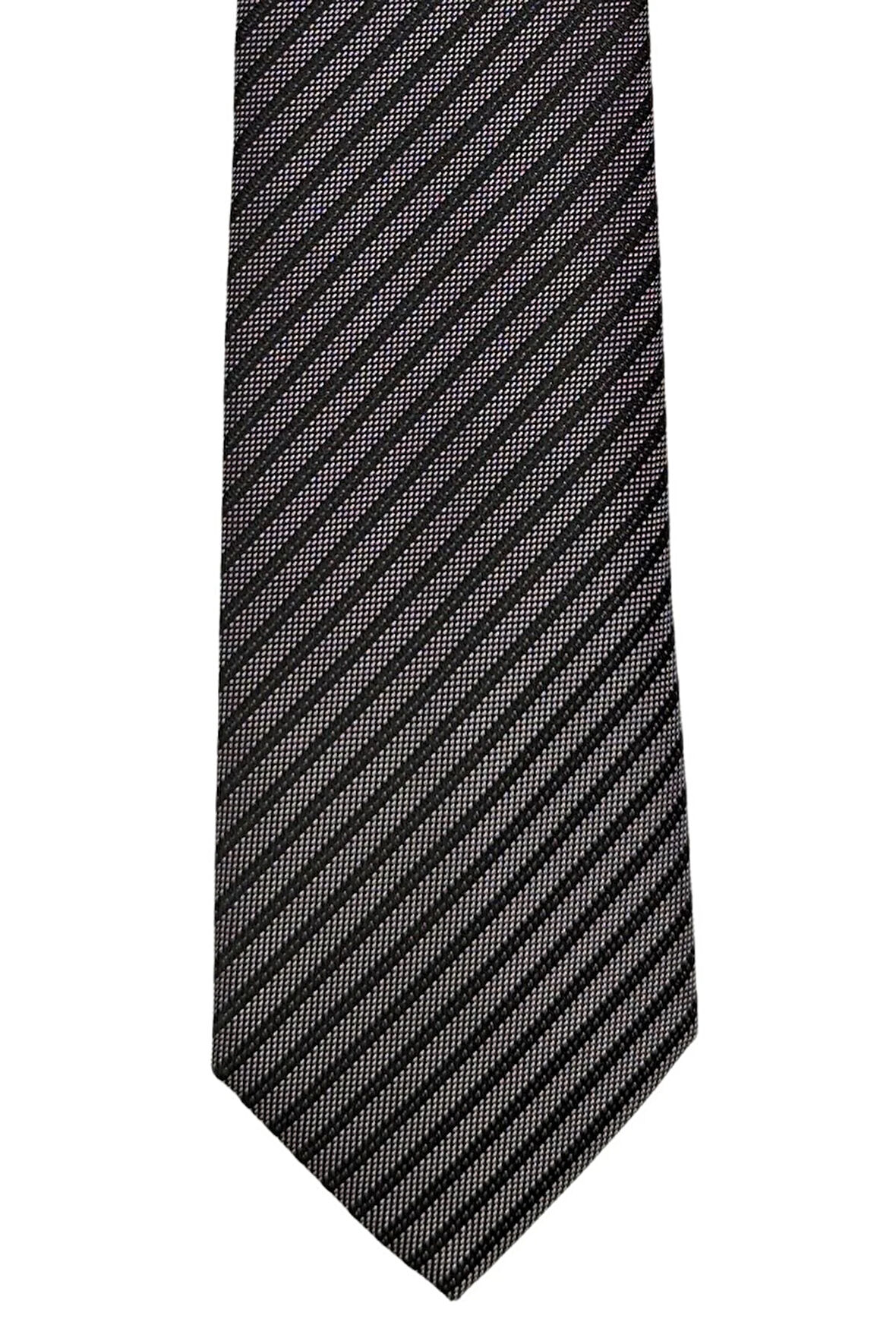 Çizgili Ince Kravat