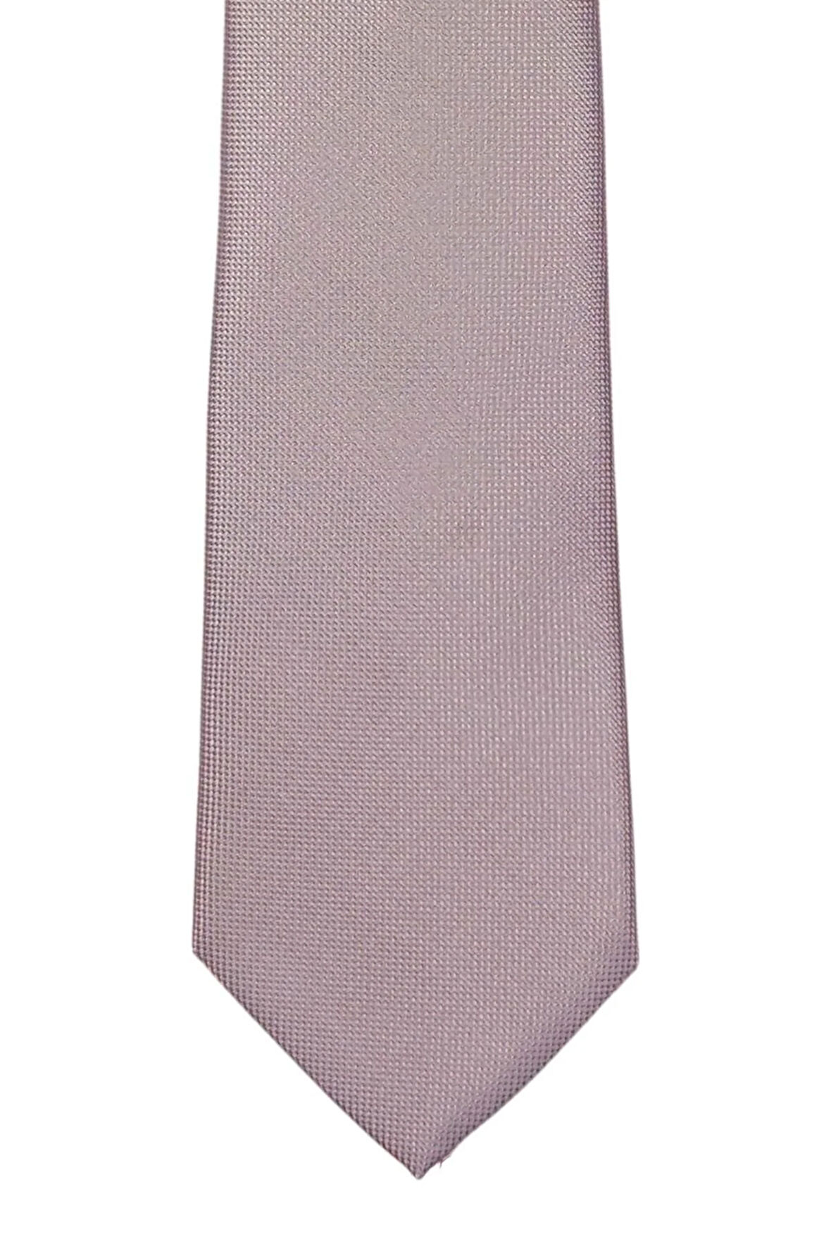 Kendinden Desenli Ince Kravat