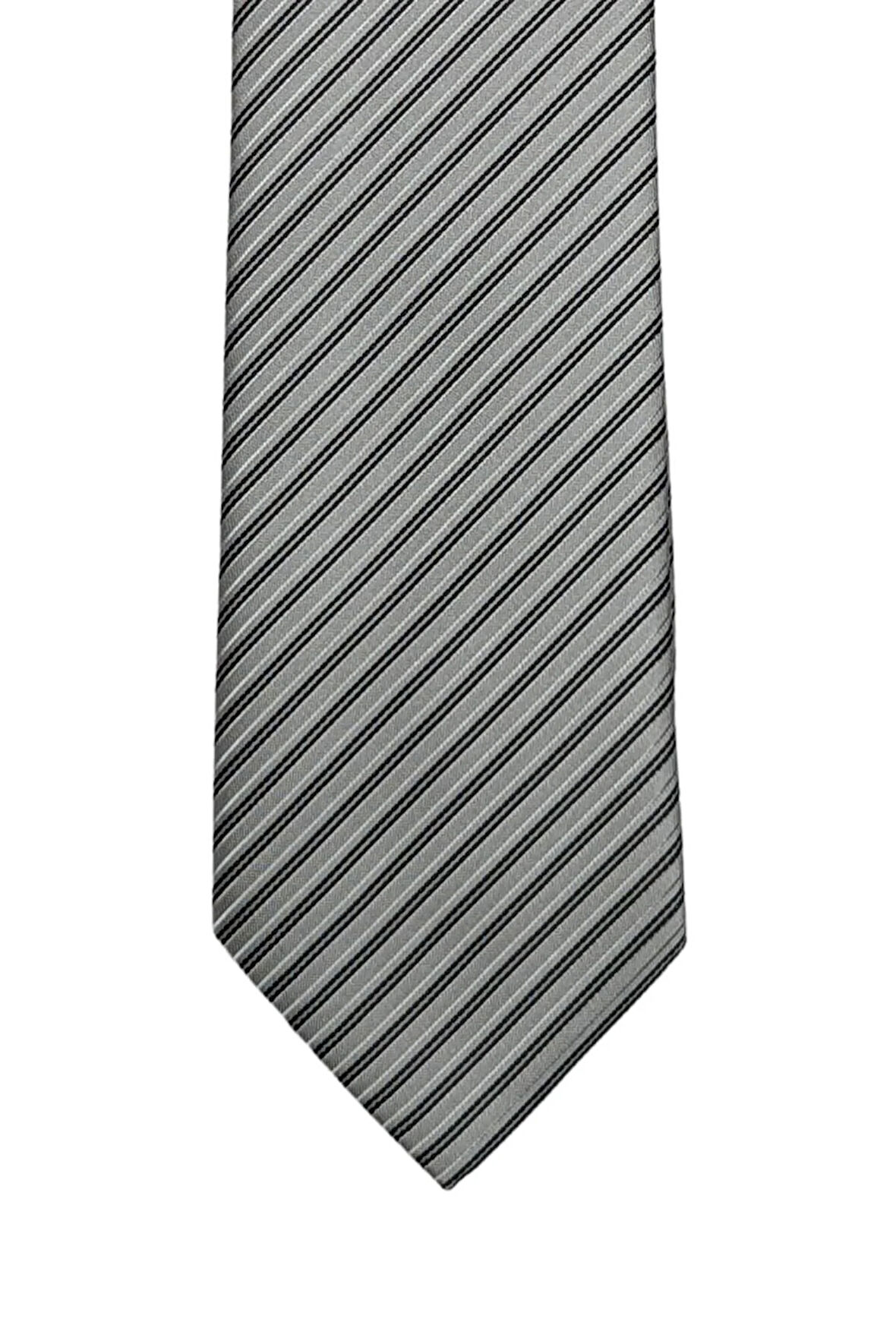 Çizgili Ince Kravat