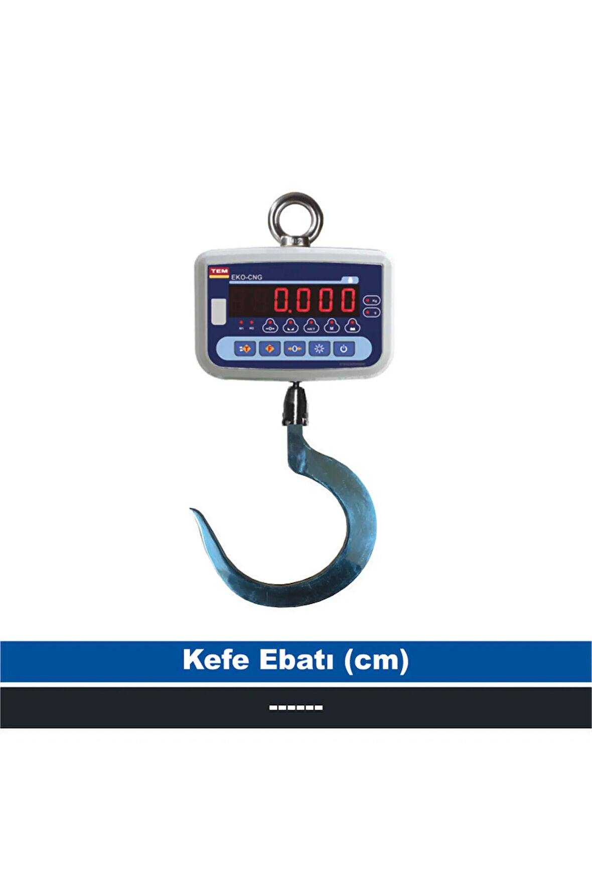 Eko 500 Kg 200 Gr Çengel (kancalı) Tartım Baskülü (onaylı)