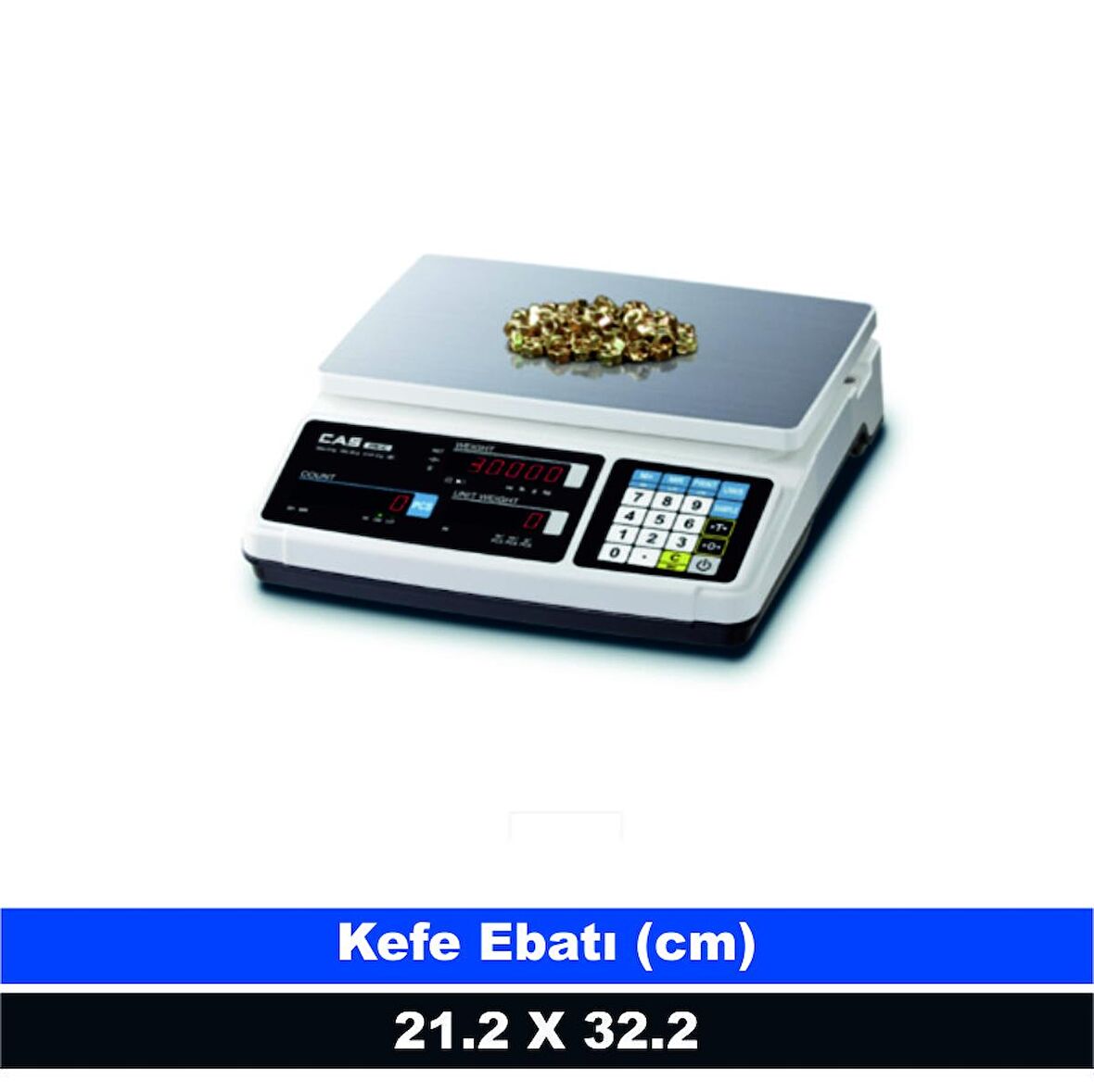 Pr-C 15 Kg 0,5 Gr Adet Sayım Terazisi (Onaysız)