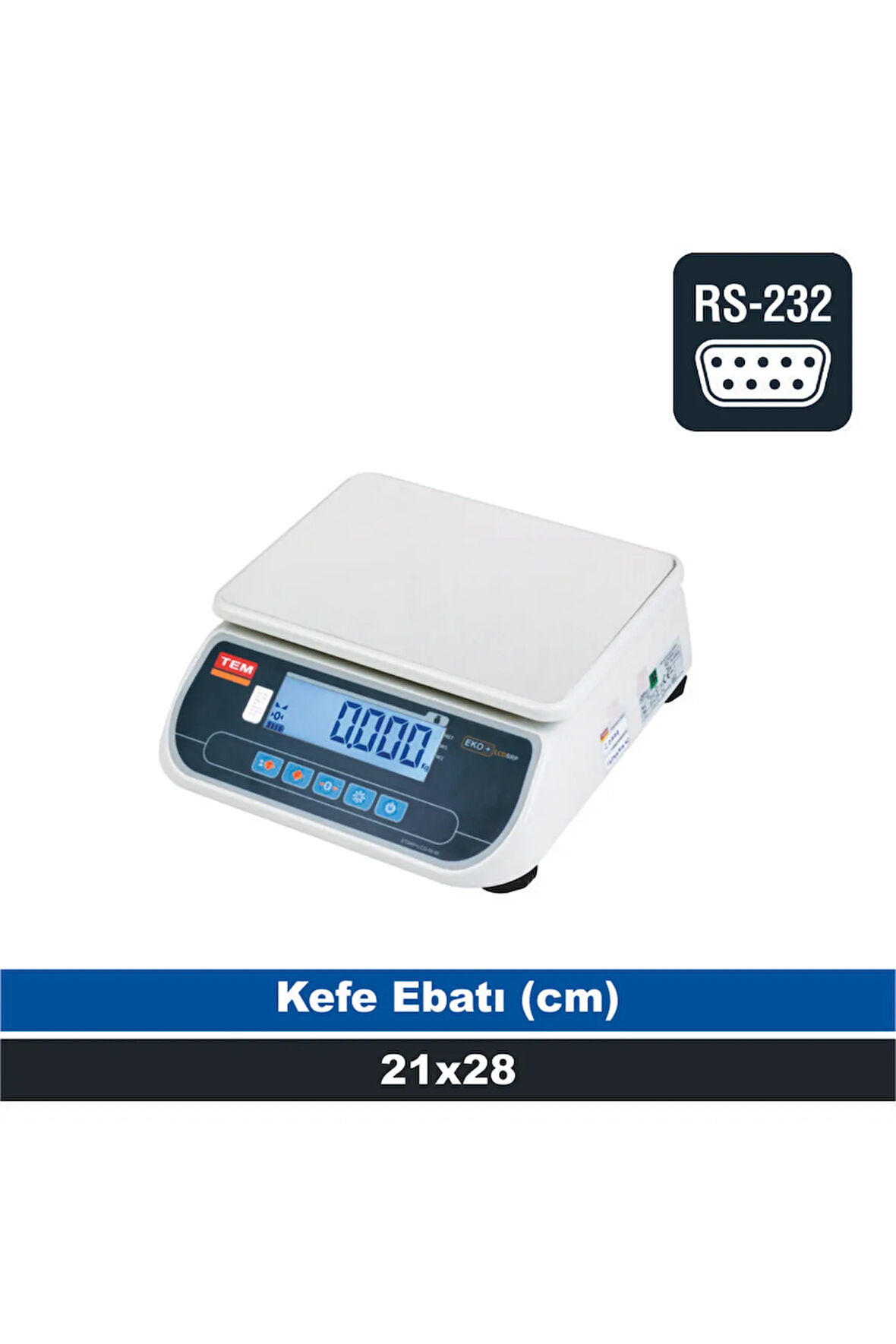 Srp 30 Kg 5 Gr Bilgisayar Bağlantılı Tartım Terazisi (onaylı)