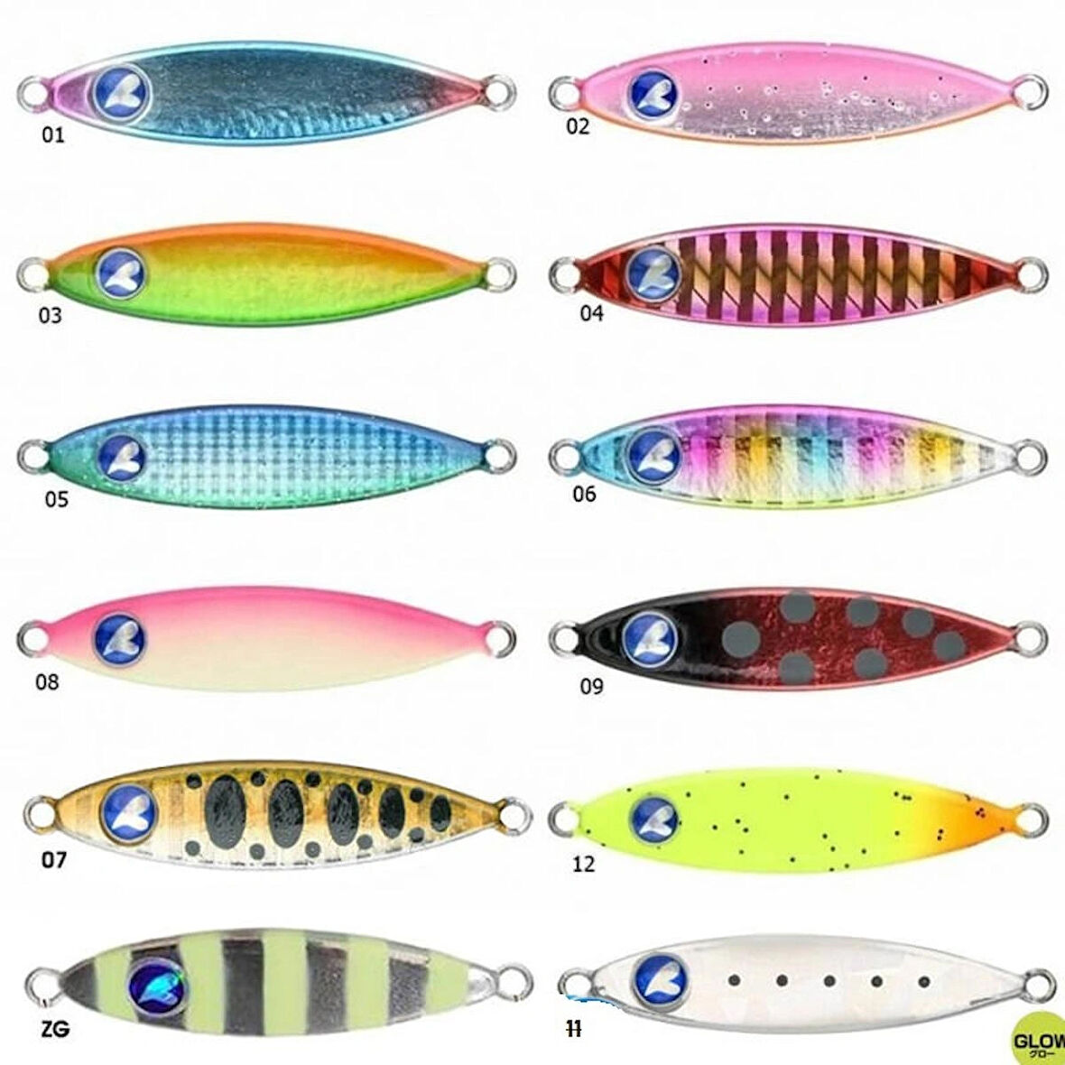 SEA RIDE BLUE BLUE 9GR C: ZEBRA GLOW