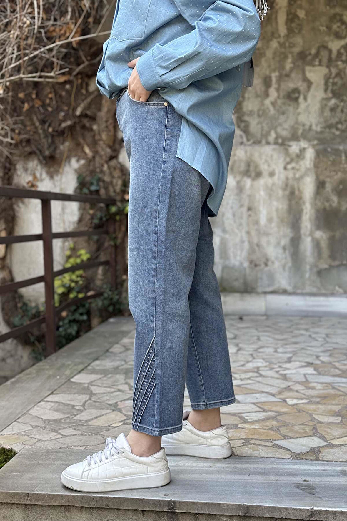 FUAT GÜRŞEN Pantolon 25Y-3403.B İndigo