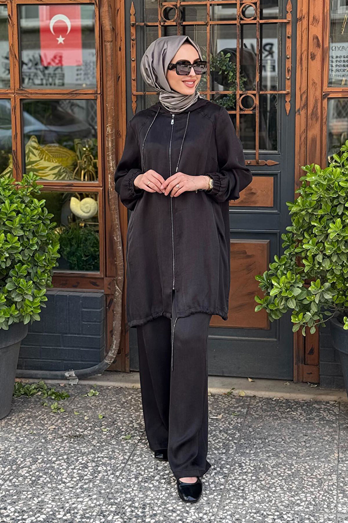 FUAT GÜRŞEN Pantolonlu Takım 25Y-3645 Siyah