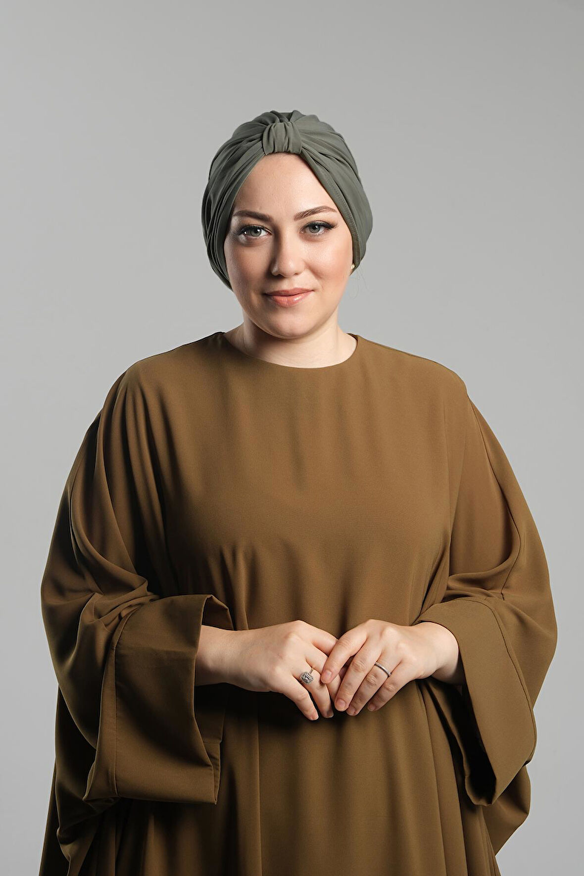 Koyu Vizon Pratik Hazır Geçmeli Tesettür Bone Sandy Pileli Salaş 2121_38