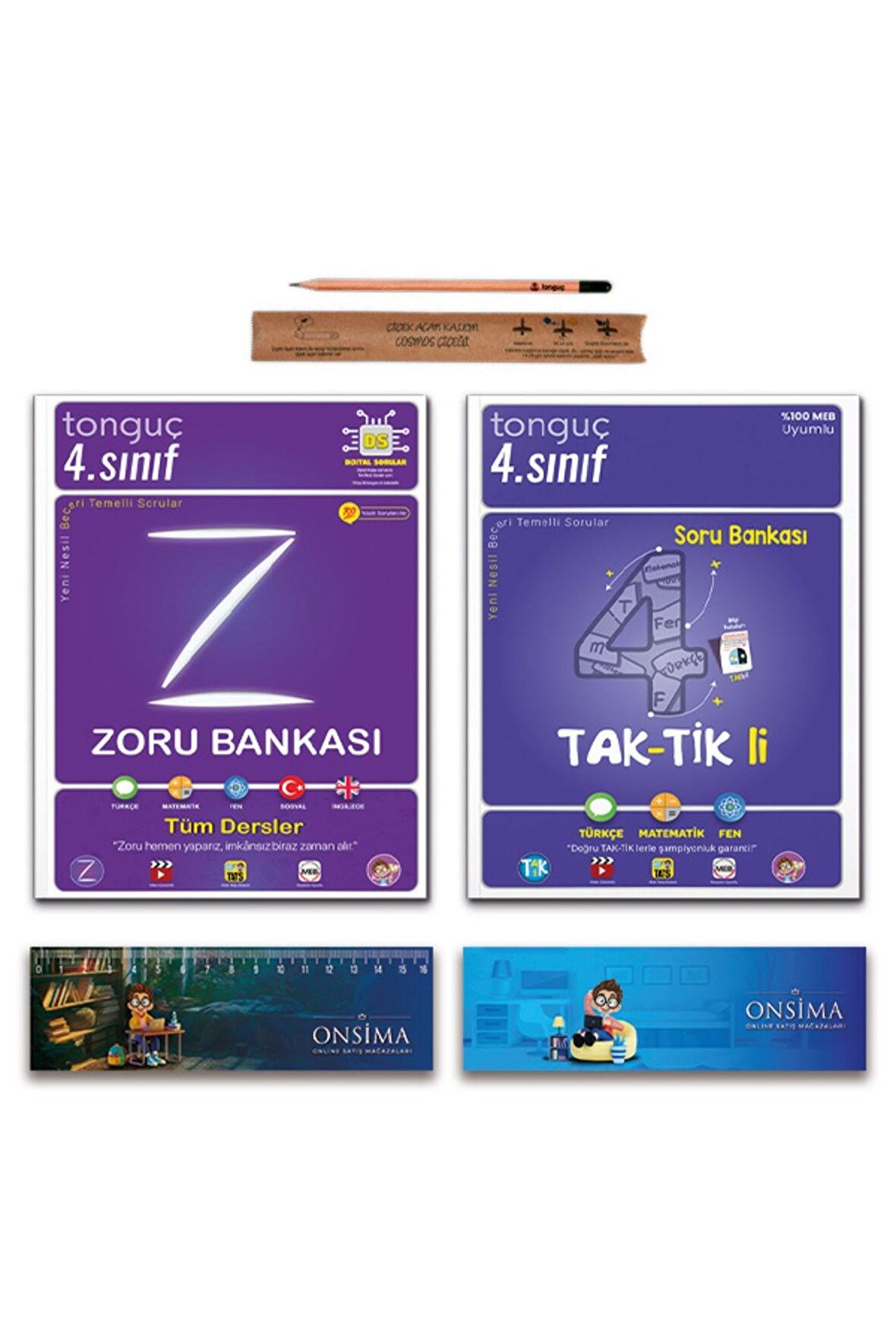 4. Sınıf Zoru Bankası - Taktikli Soru Bankası Tüm Dersler Set 2 Kitap