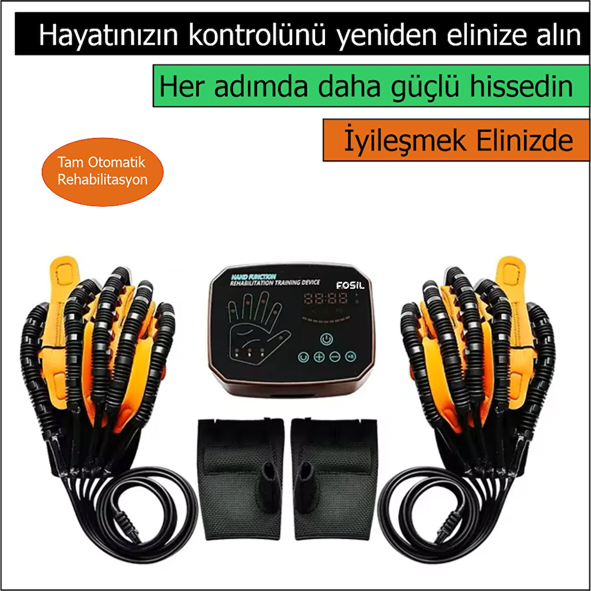 Fizyoterapi İçin Tam Otomatik El Rehabilitasyon Cihazı  (Sol El L Beden)