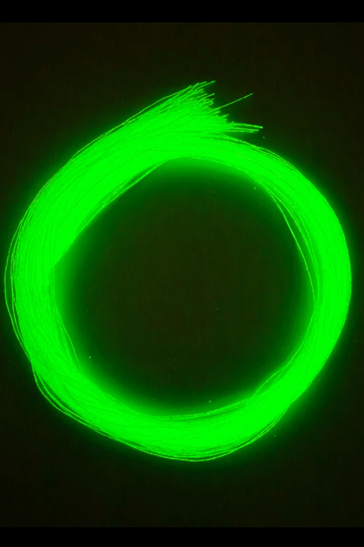Eagenset Fıstık Yeşili Fosforlu Karanlıkta Parlayan, Glow / Luminous in The Dark, Ultraviyole (UV) Neon Işıkta Parlayan Poşet Çapari Simi Jig Yapım Malzemesi