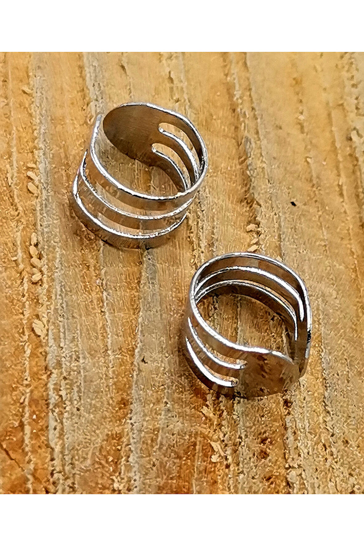 Çelik Figürlü Unisex Küpe