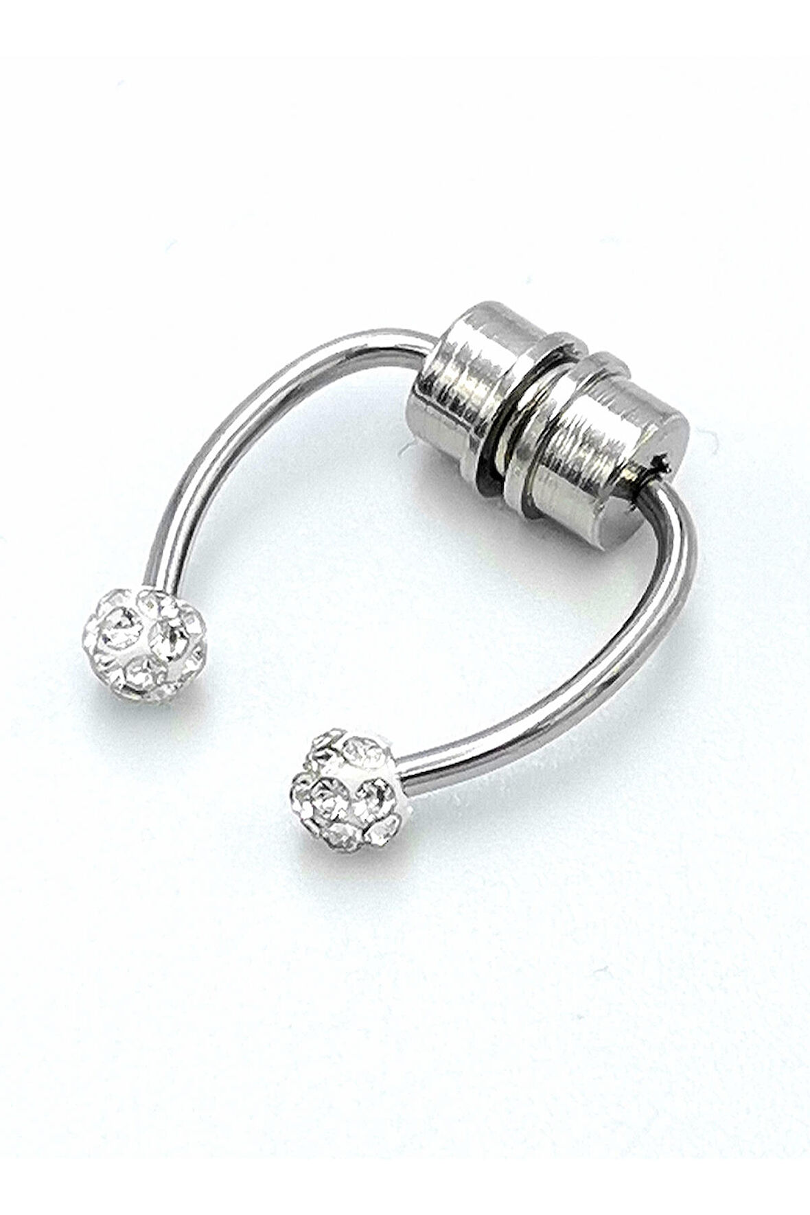 Çelik Figürlü Unisex Küpe