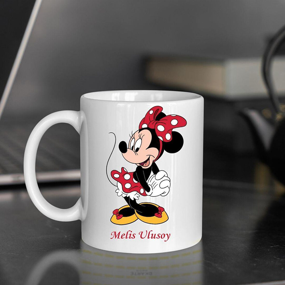 Kişiye Özel Minnie Mause Tasarımlı Kupa Bardak