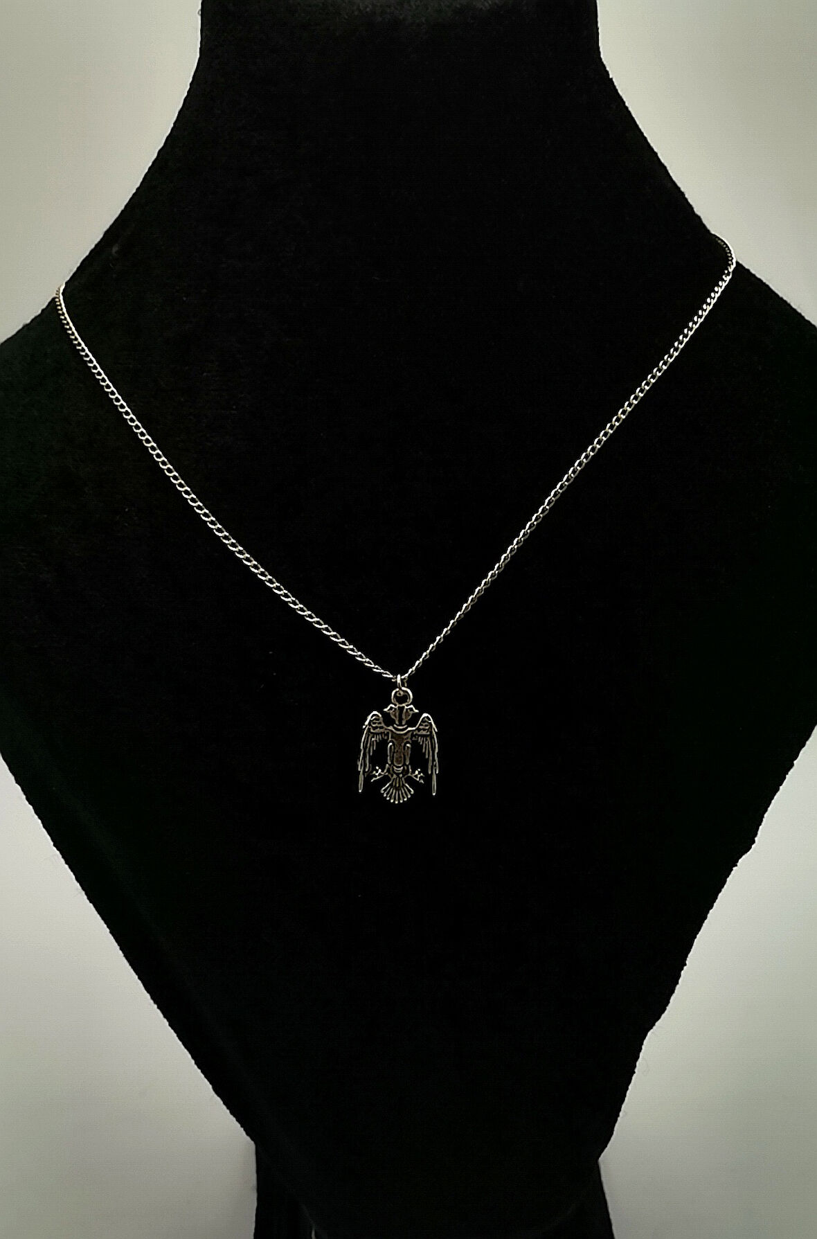 Gümüş Zincir Kuş Figürlü Lüks Kolye