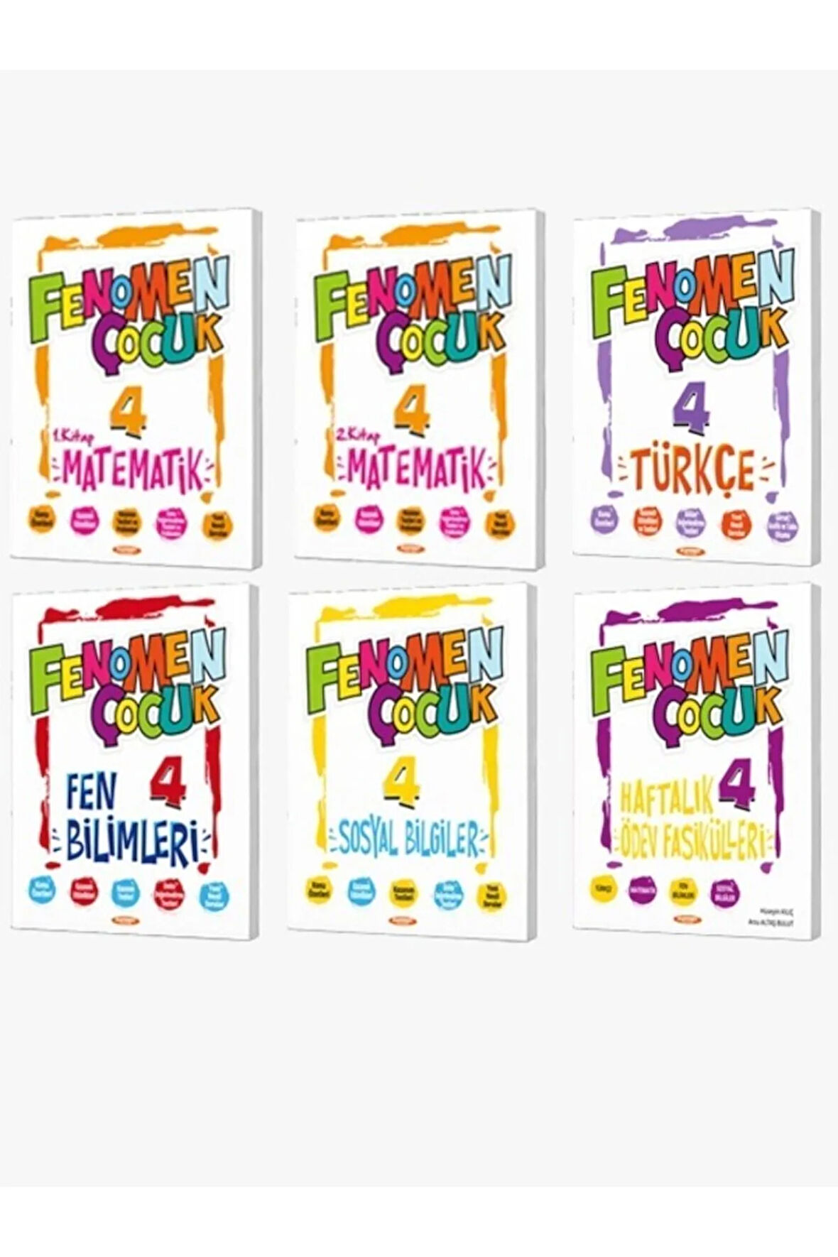 FENOMEN ÇOCUK 4.SINIF SET (5 KITAP) + HAFTALIK ÖDEV FASIKÜLLERI 2024-2025