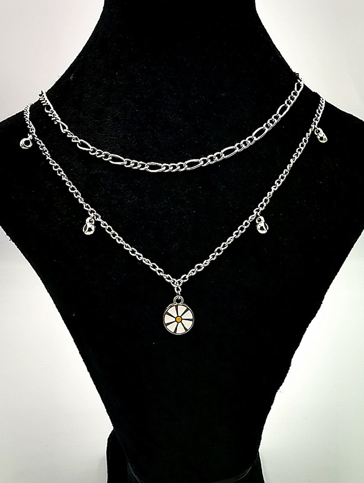 Altın Sarısı Zincir Figürlü Lüks Kararmaz Kolye