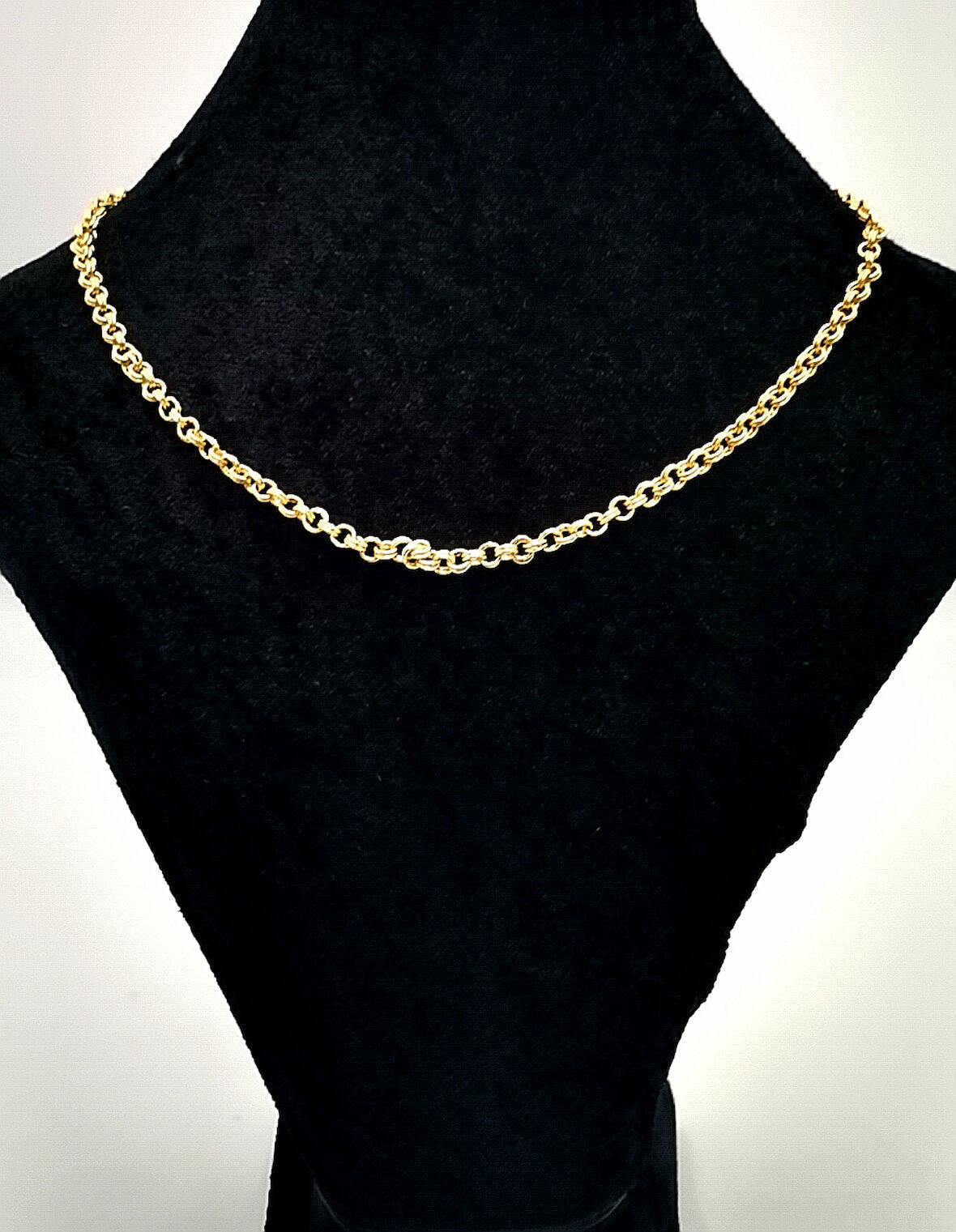 Gold Renk Zincir Figürlü Kararmaz Özel Tasarım Kolye