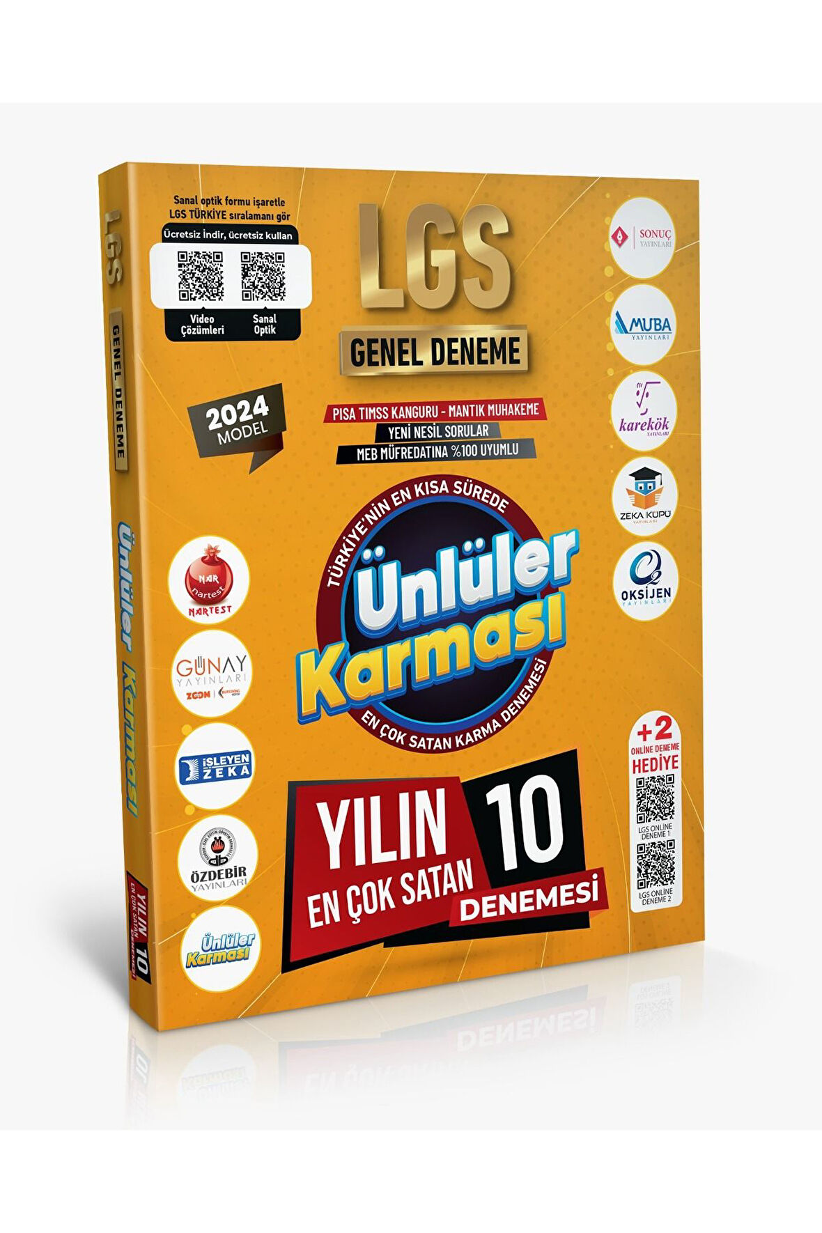 Ünlüler Karması 2024 LGS Genel Deneme 10 Yayın 10 Deneme