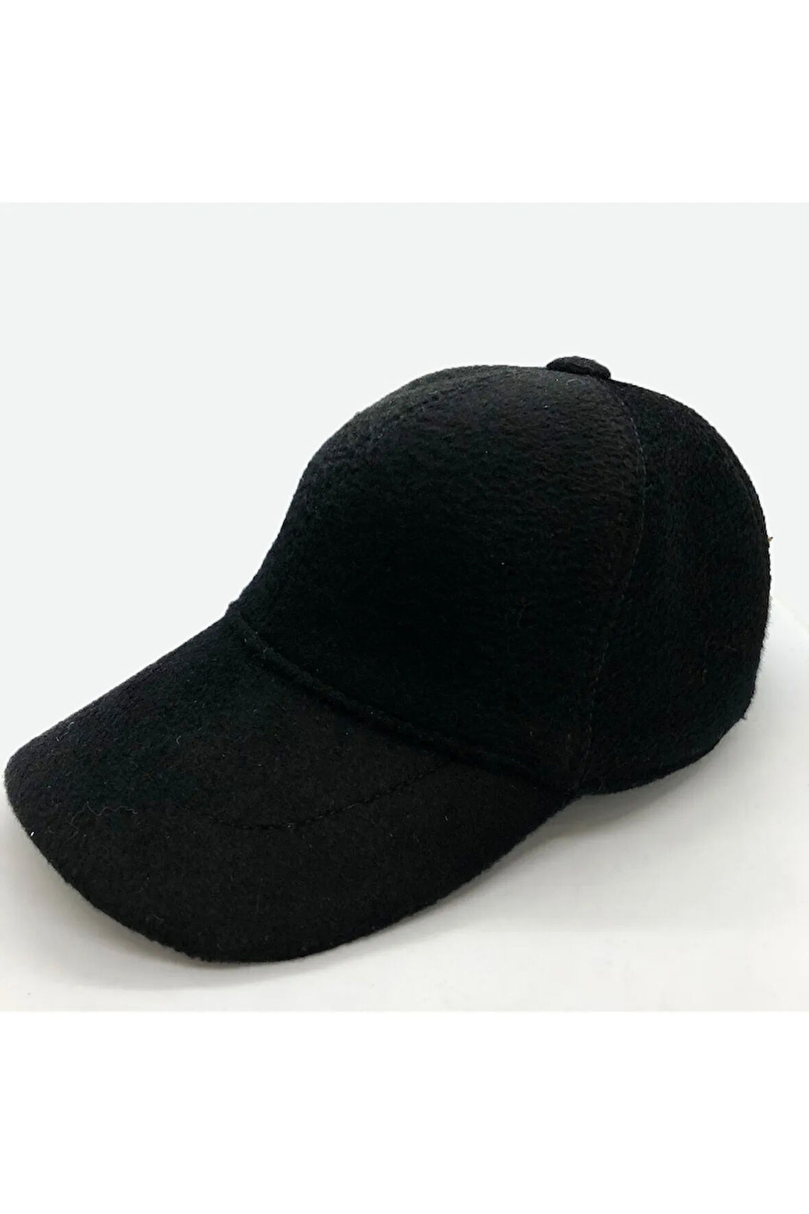 Siyah Unisex Alpaka Kumaş  Beyzbol Şapka