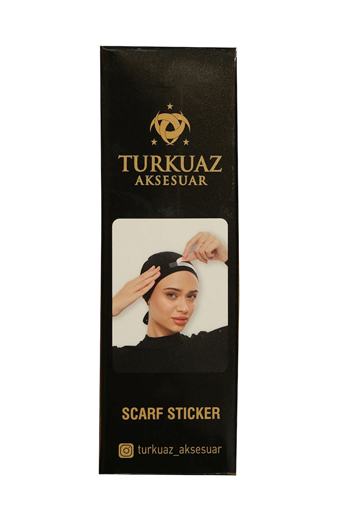 Beyaz Eşarp ve Şal Sabitleme Yapışkan Etiketi Çift Taraflı Sticker Polyester 50'li Paket 1030_42