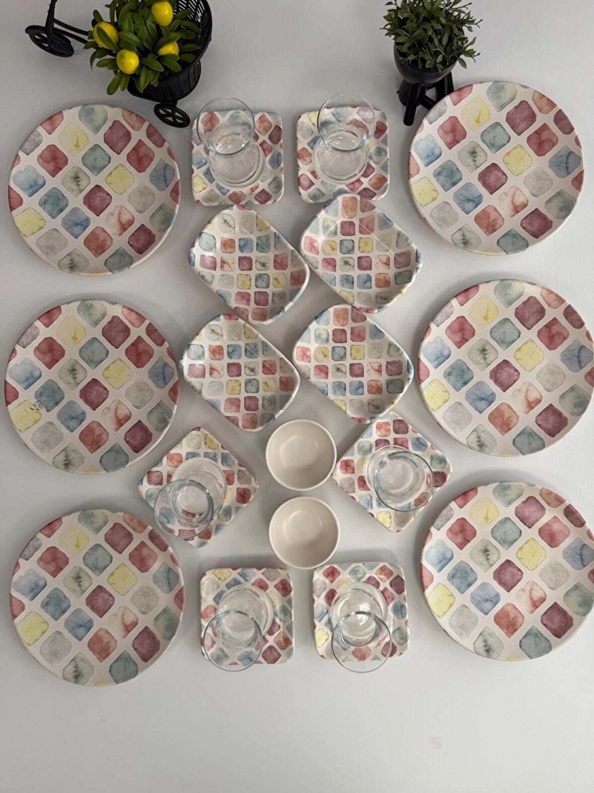 Takım Kahvaltı 24 Parça 6 Kişilik Cloros