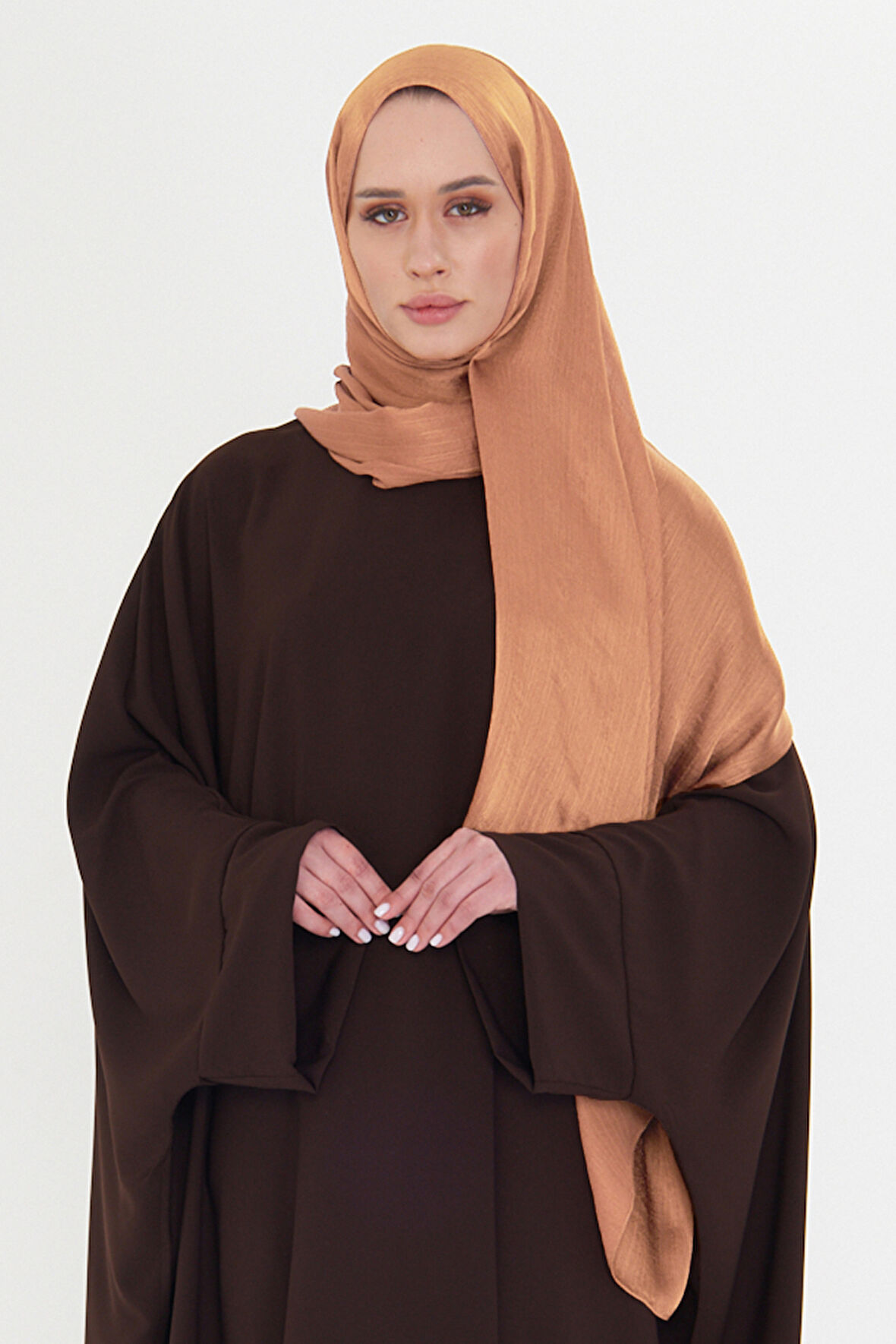 Somon Düz Klasik Şal Turlu Polyester Lüx Janjan 202126_39