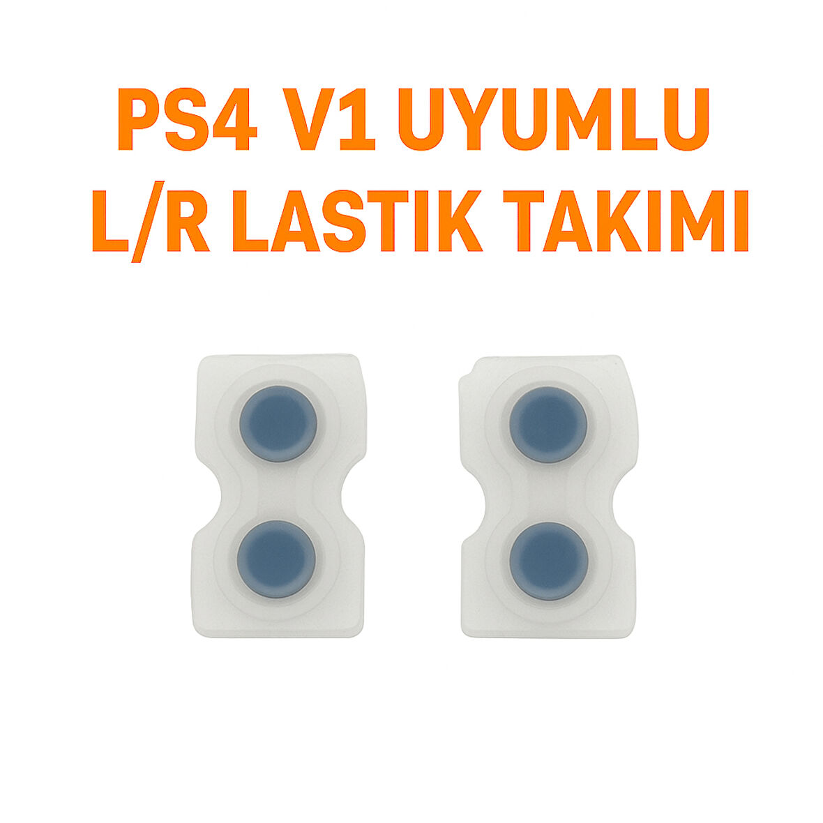 PS4 V1 KOLLAR İLE UYUMLU  L/R LASTİK TAKIMI (1 TAKIM 2 ADET)