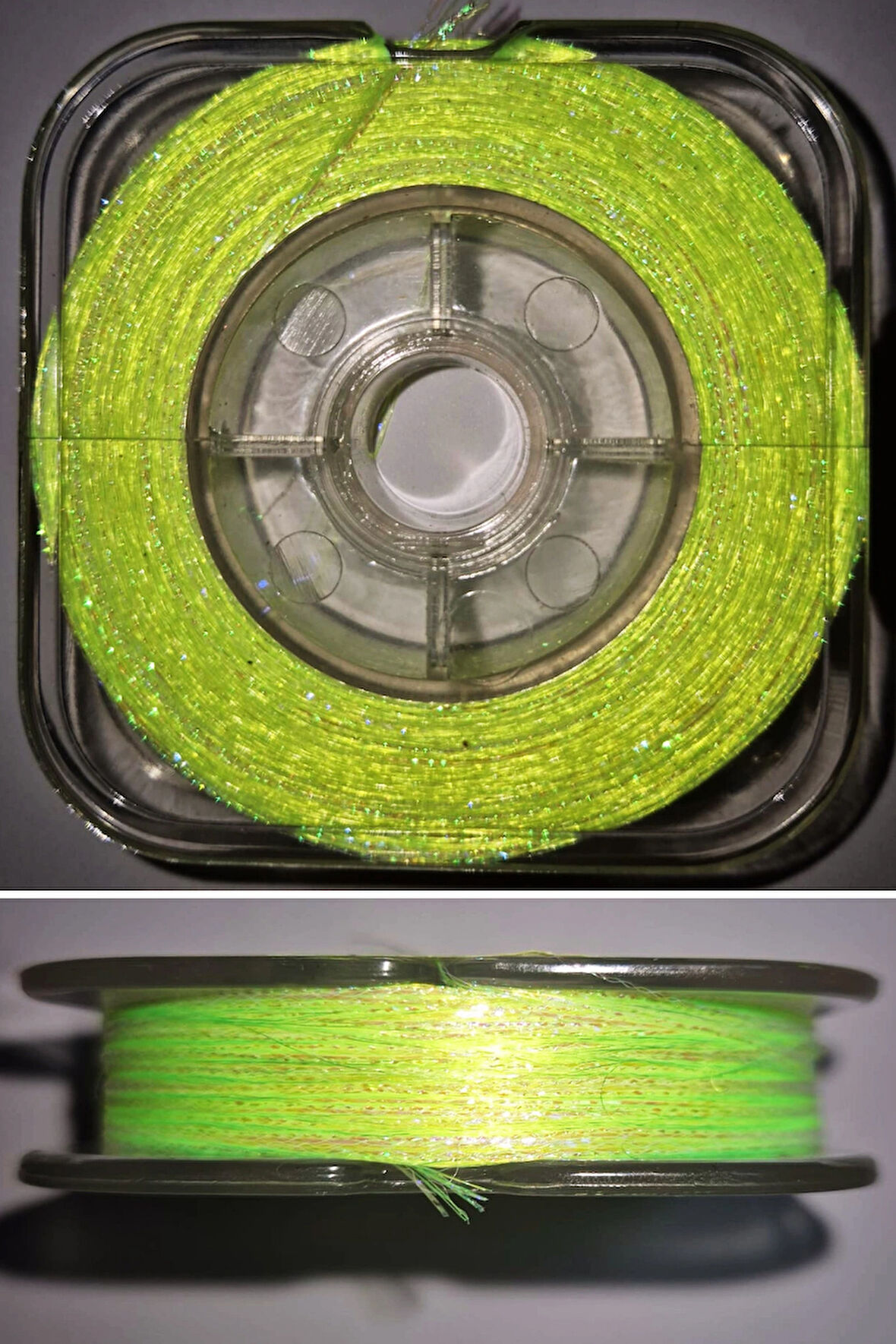 Eagenset Hazır Çapari Kombini Ultraviyole Uv Neon Sarı Makarada