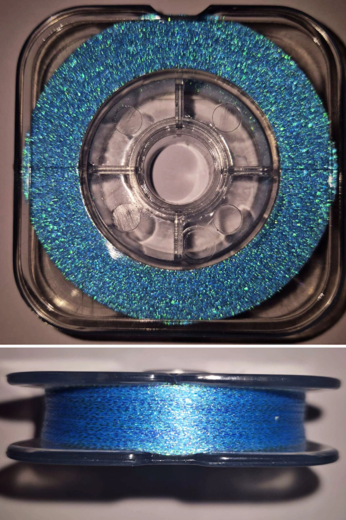 Eagenset Ultraviyole UV Neon Mavi Kristal Damla Çapari Simi Makarada