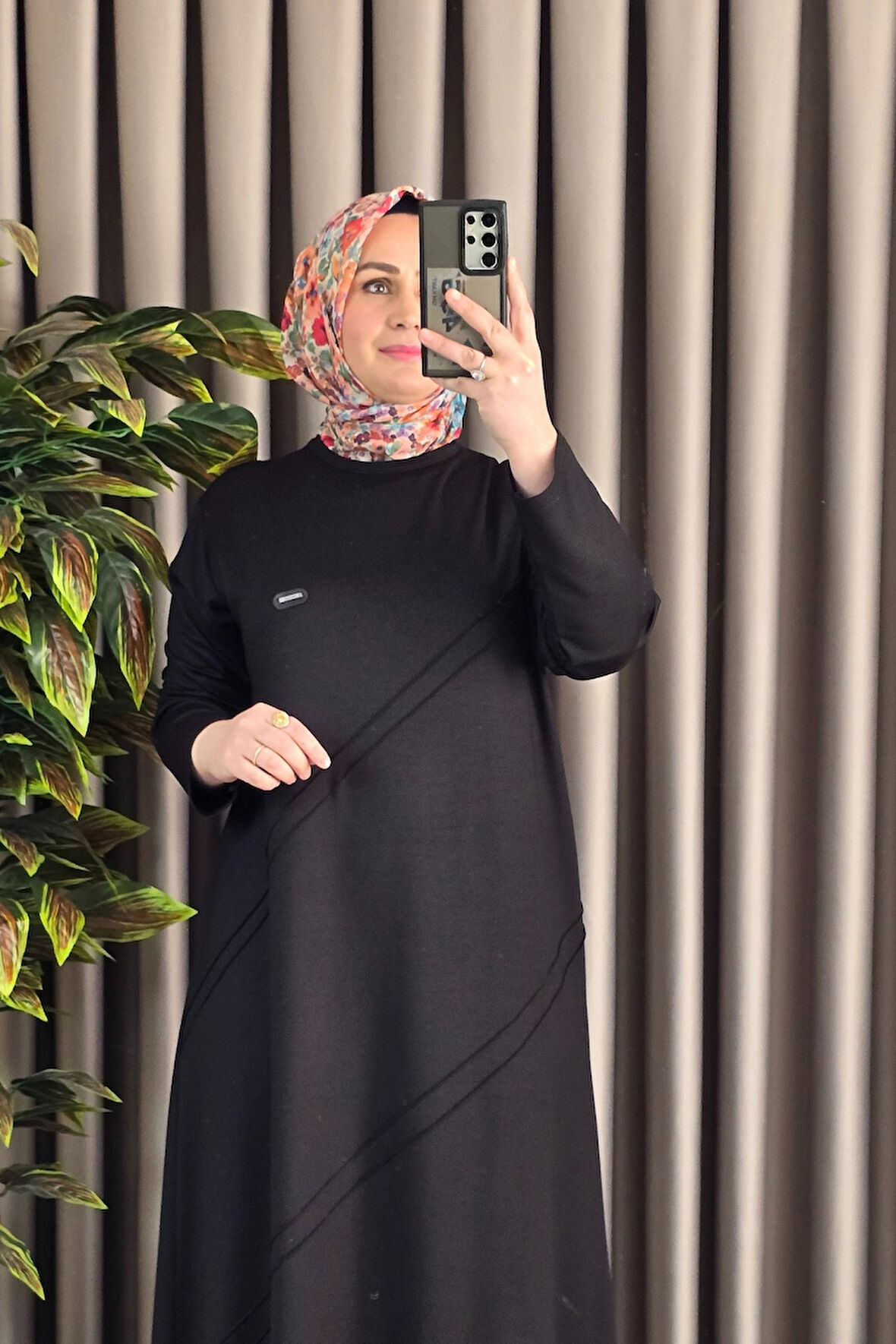 Kadın Tesettür Giyim Büyük Beden Kristal Spor Elbise 