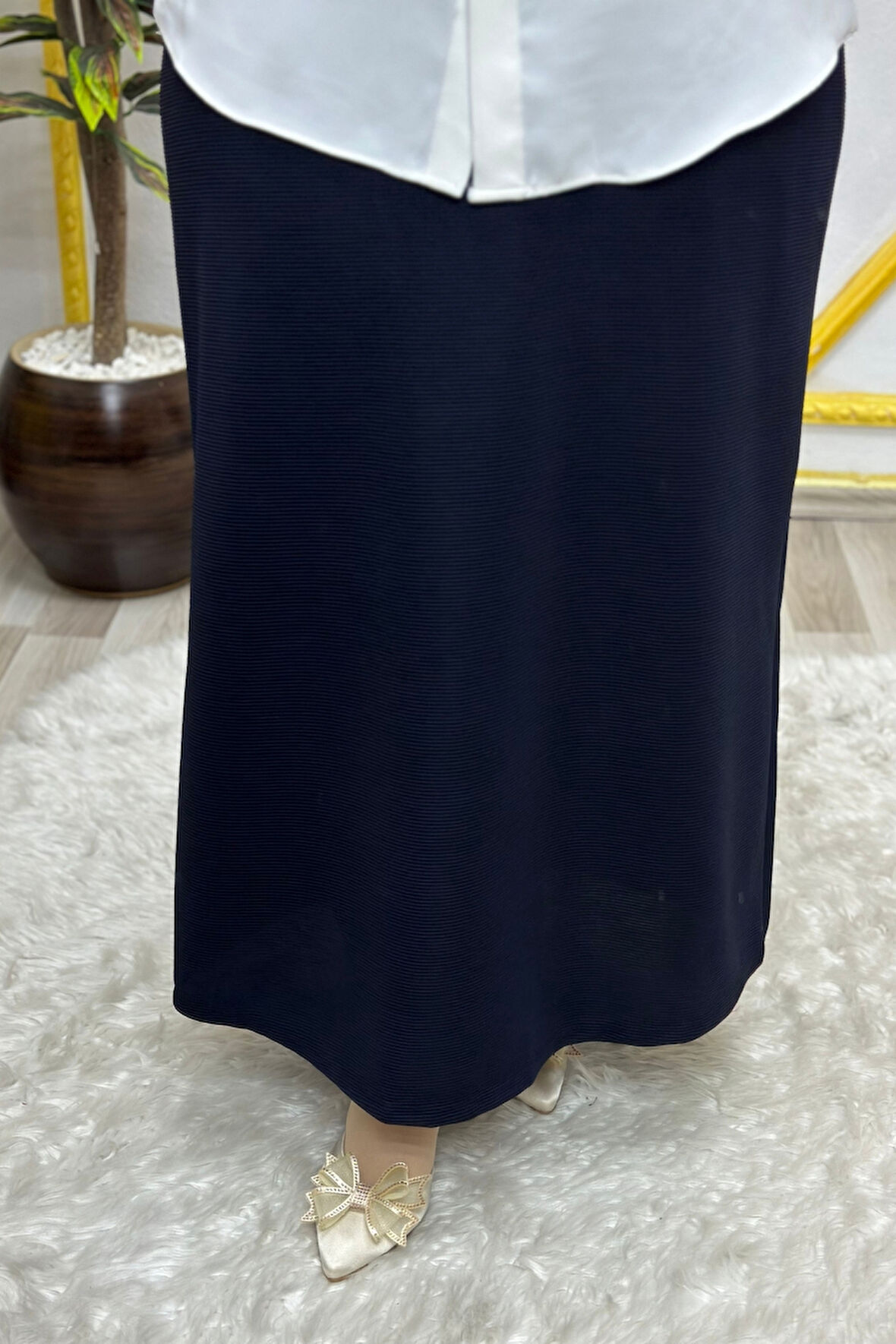 Kadın Tesettür Giyim Büyük Beden Ottoman Etek 