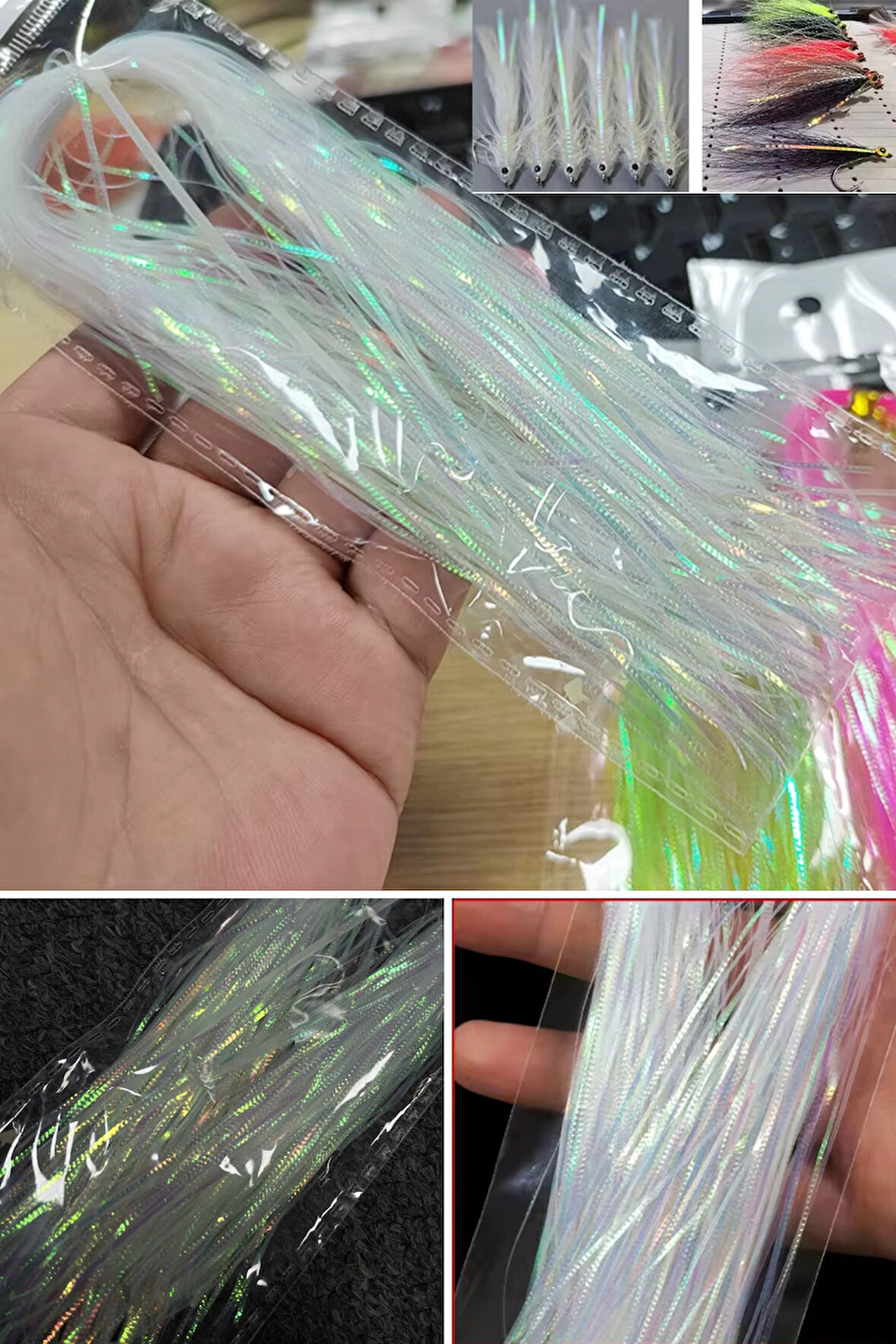 Eagenset Çapari Poşet Sim Beyaz Moraran Gizli Mor Balık Sırtı Kırçıl 1 mm 35 Metre